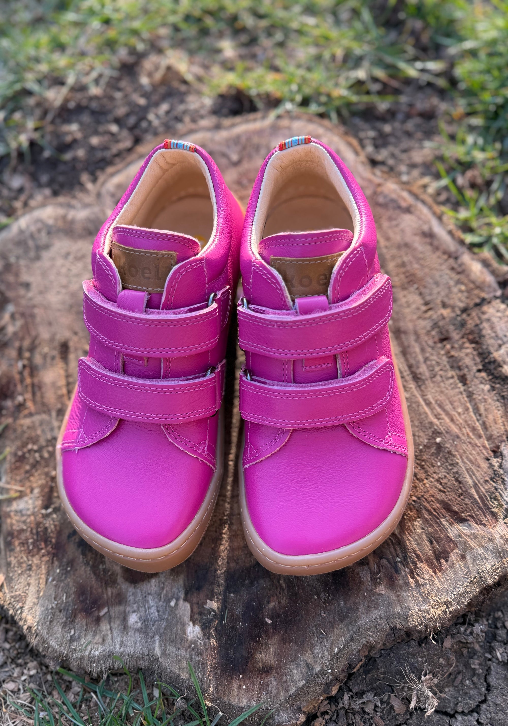 Sneakers Barefoot din piele - Danny Fuchsia