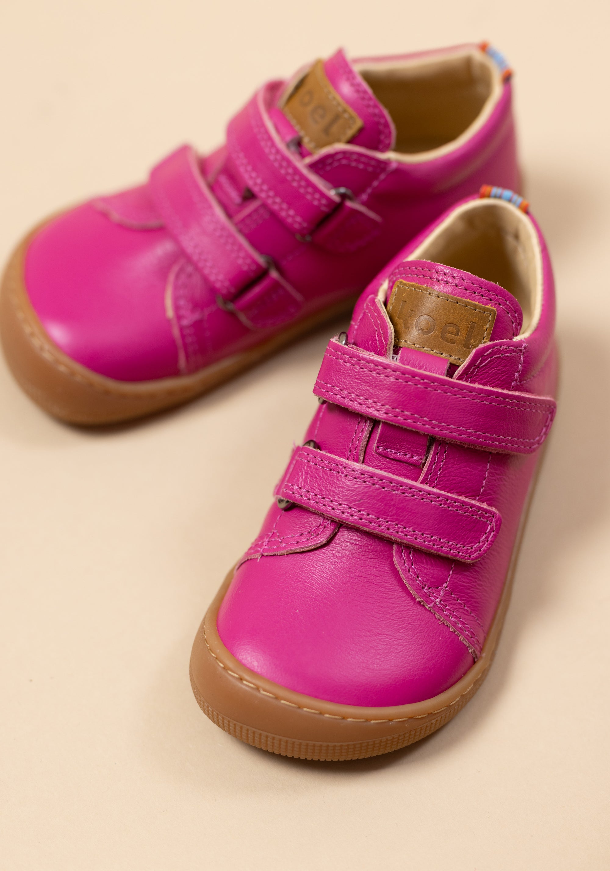 Sneakers Barefoot din piele - Danny Fuchsia