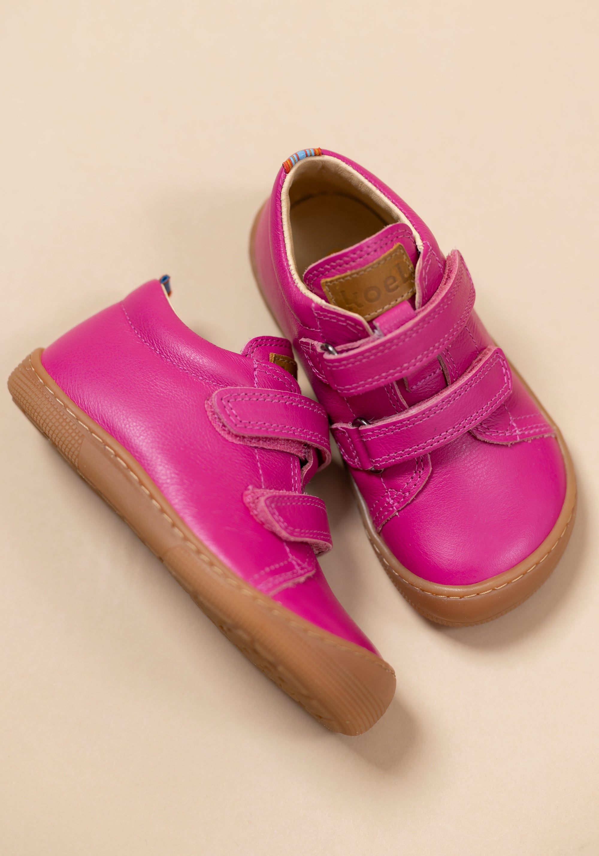 Sneakers Barefoot din piele - Danny Fuchsia
