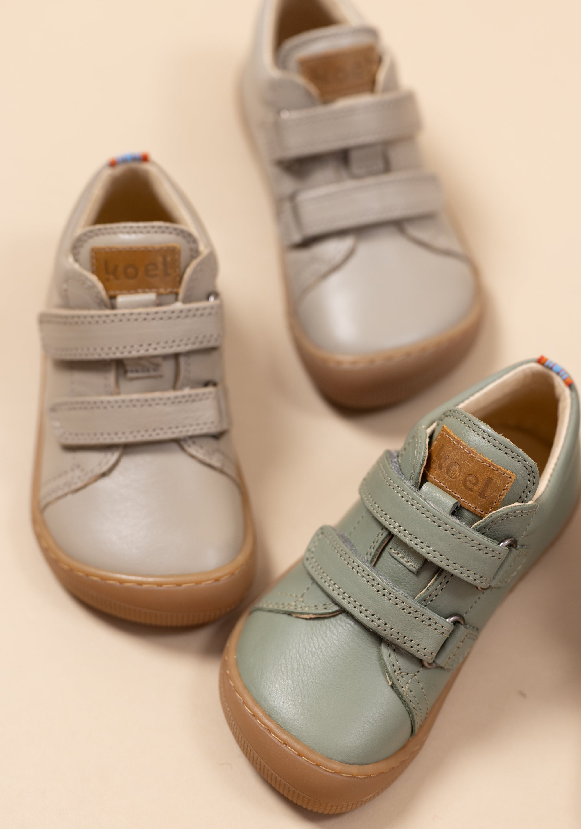 Sneakers Barefoot din piele - Danny Taupe