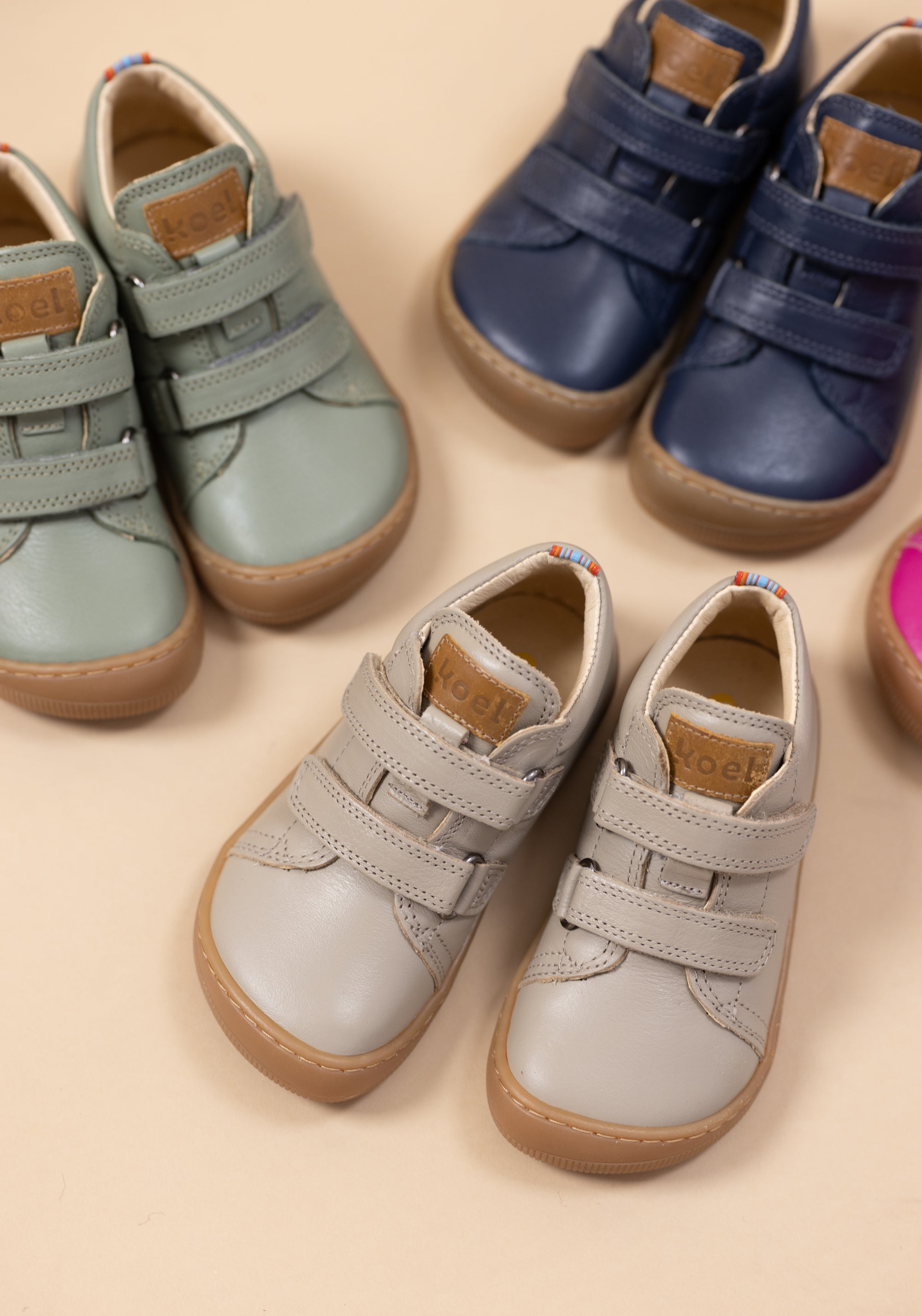 Sneakers Barefoot din piele - Danny Taupe