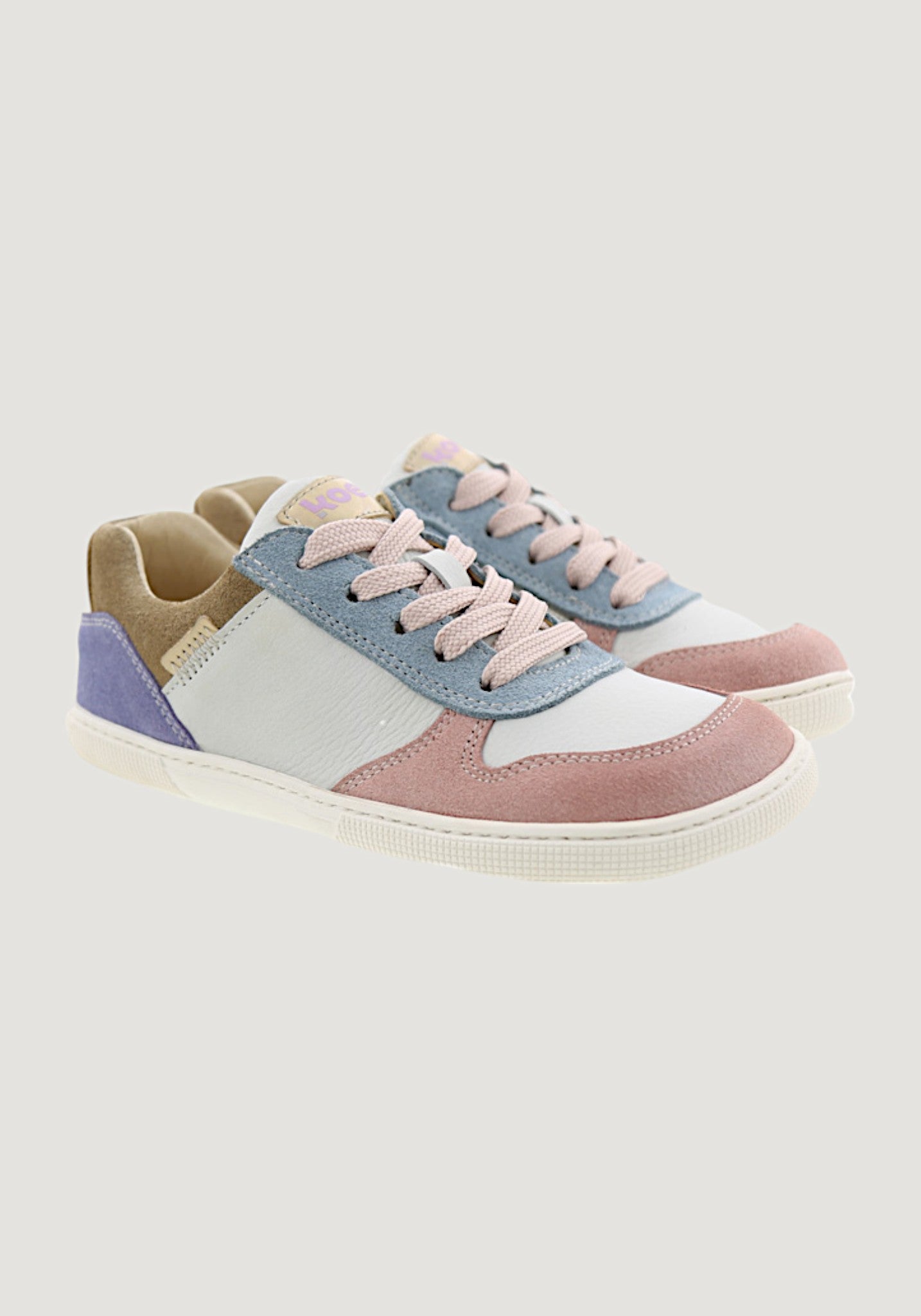 Sneakers Barefoot din piele - Date Pink