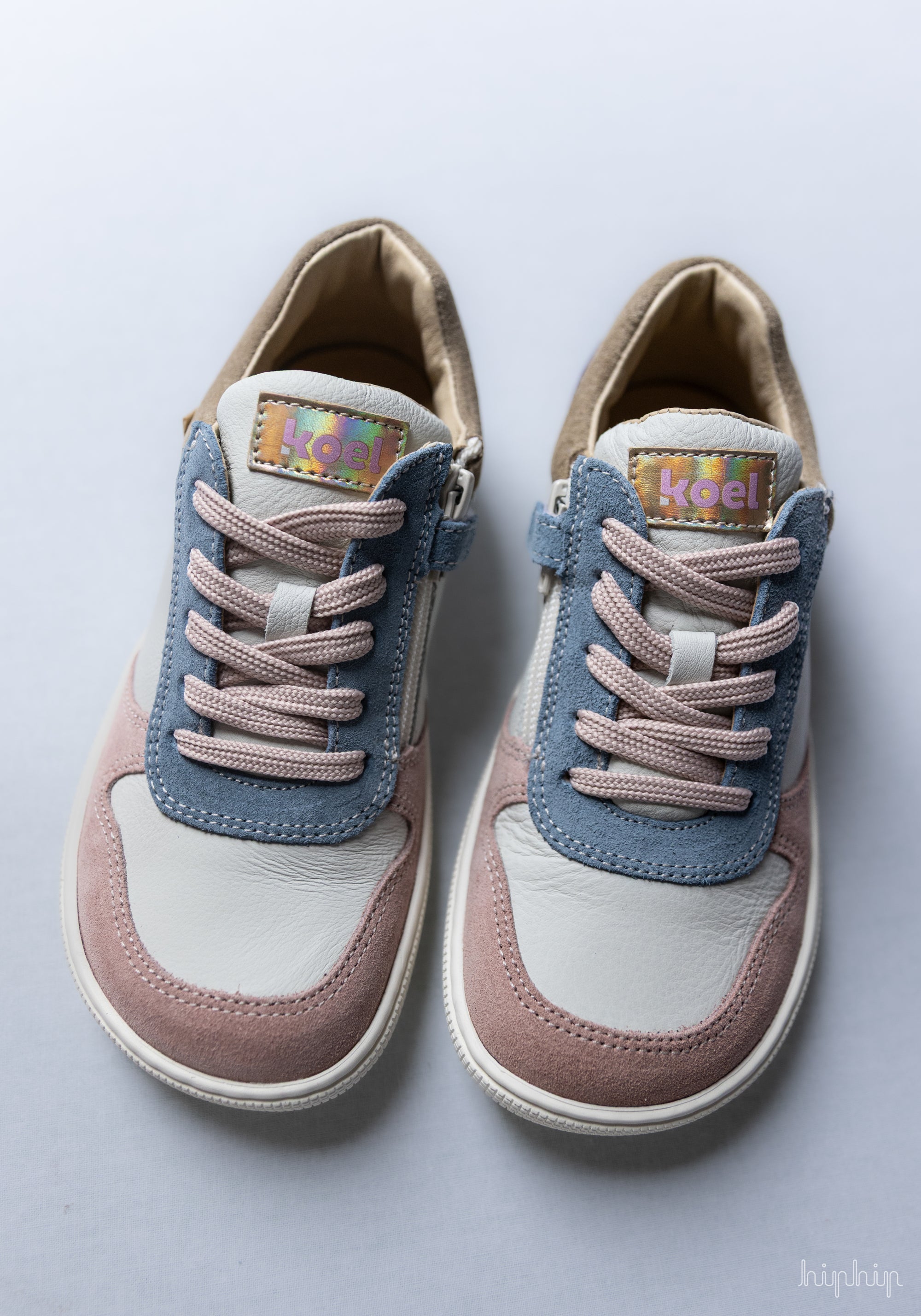 Sneakers Barefoot din piele - Date Pink