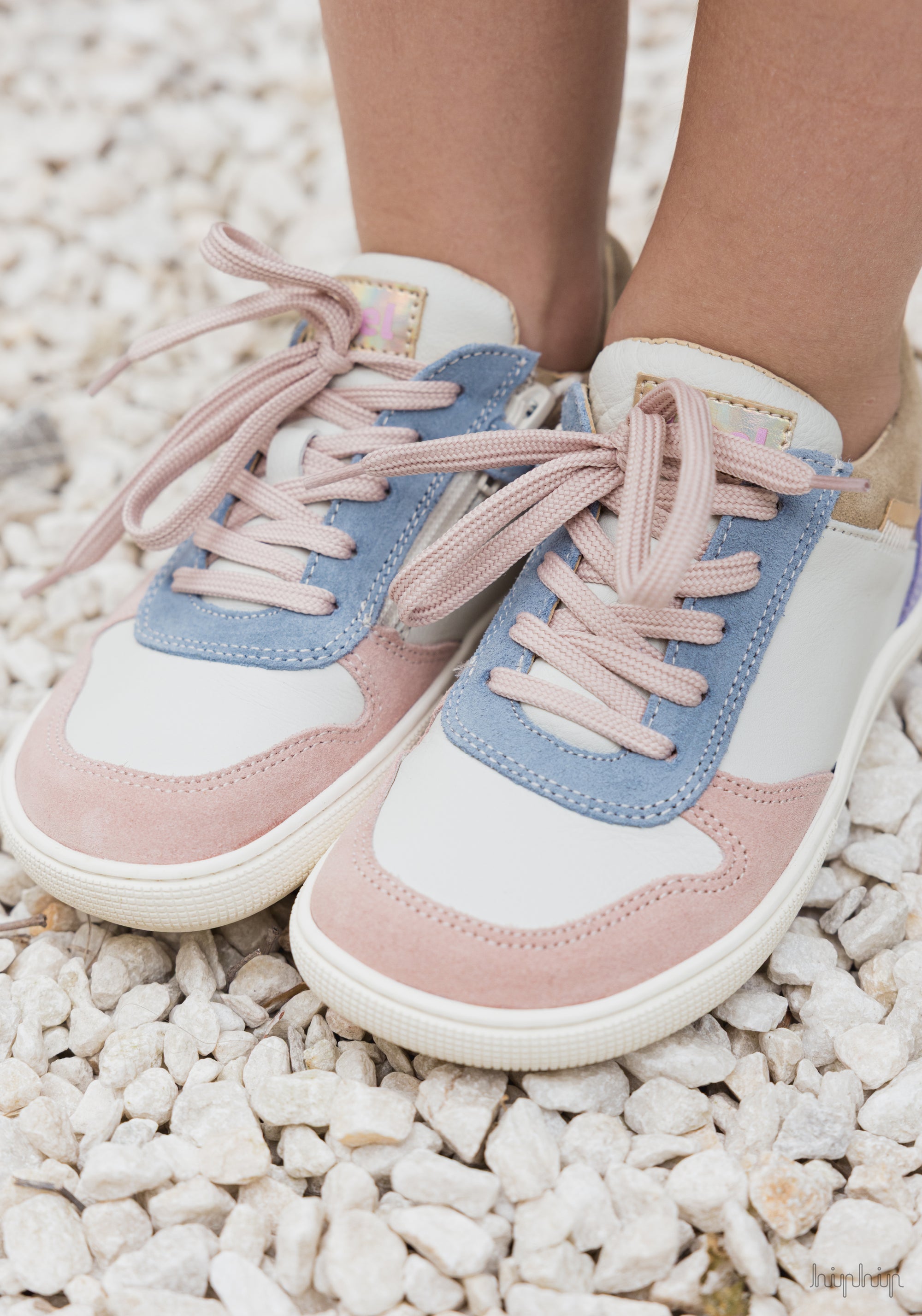 Sneakers Barefoot din piele - Date Pink