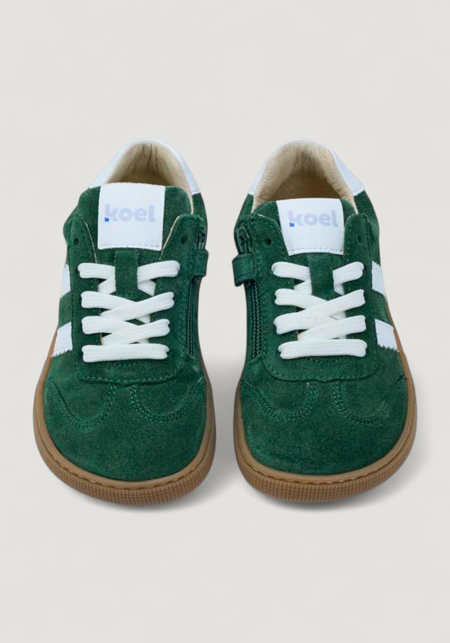 Sneakers Barefoot din piele - Declan Khaki