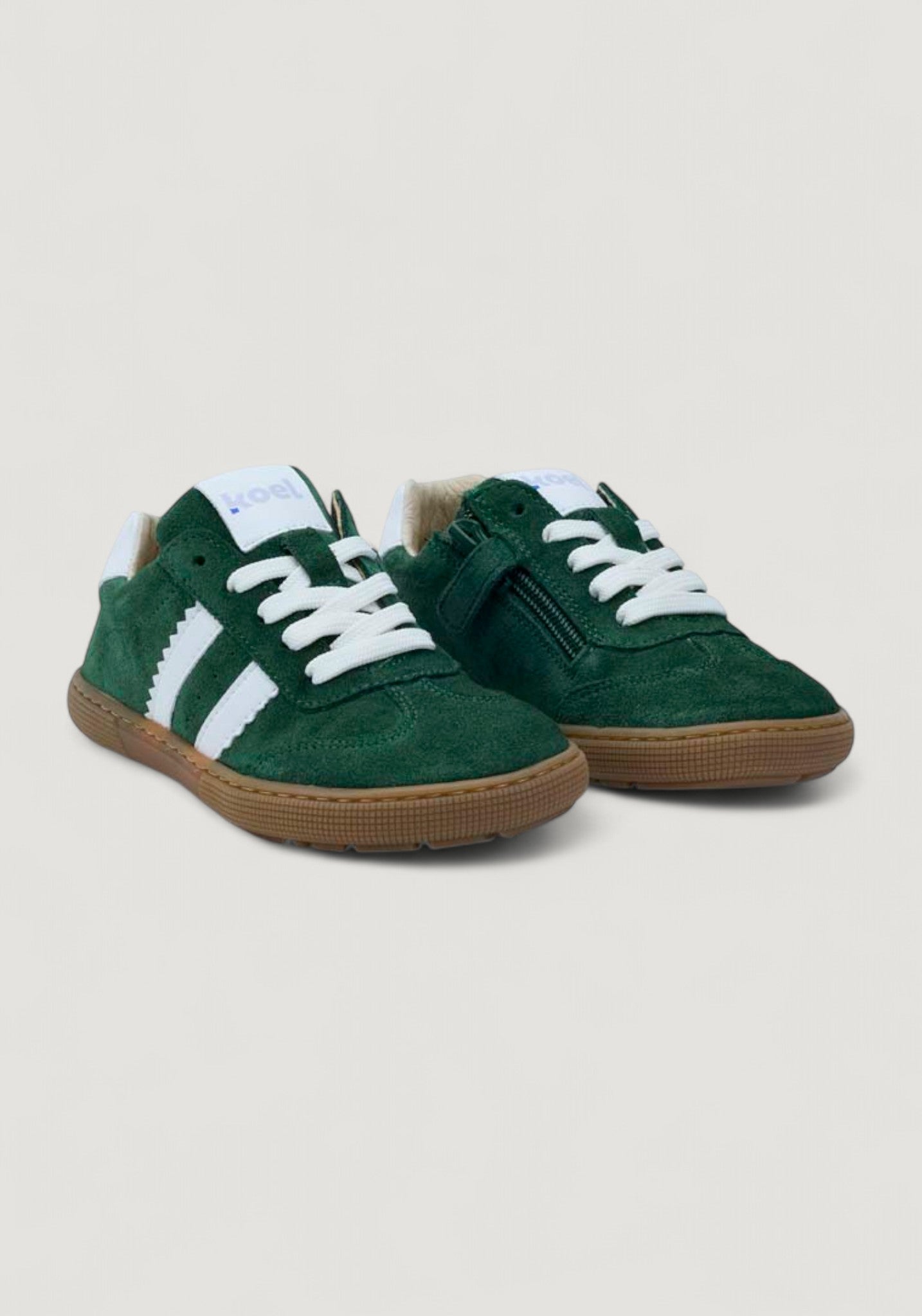 Sneakers Barefoot din piele - Declan Khaki