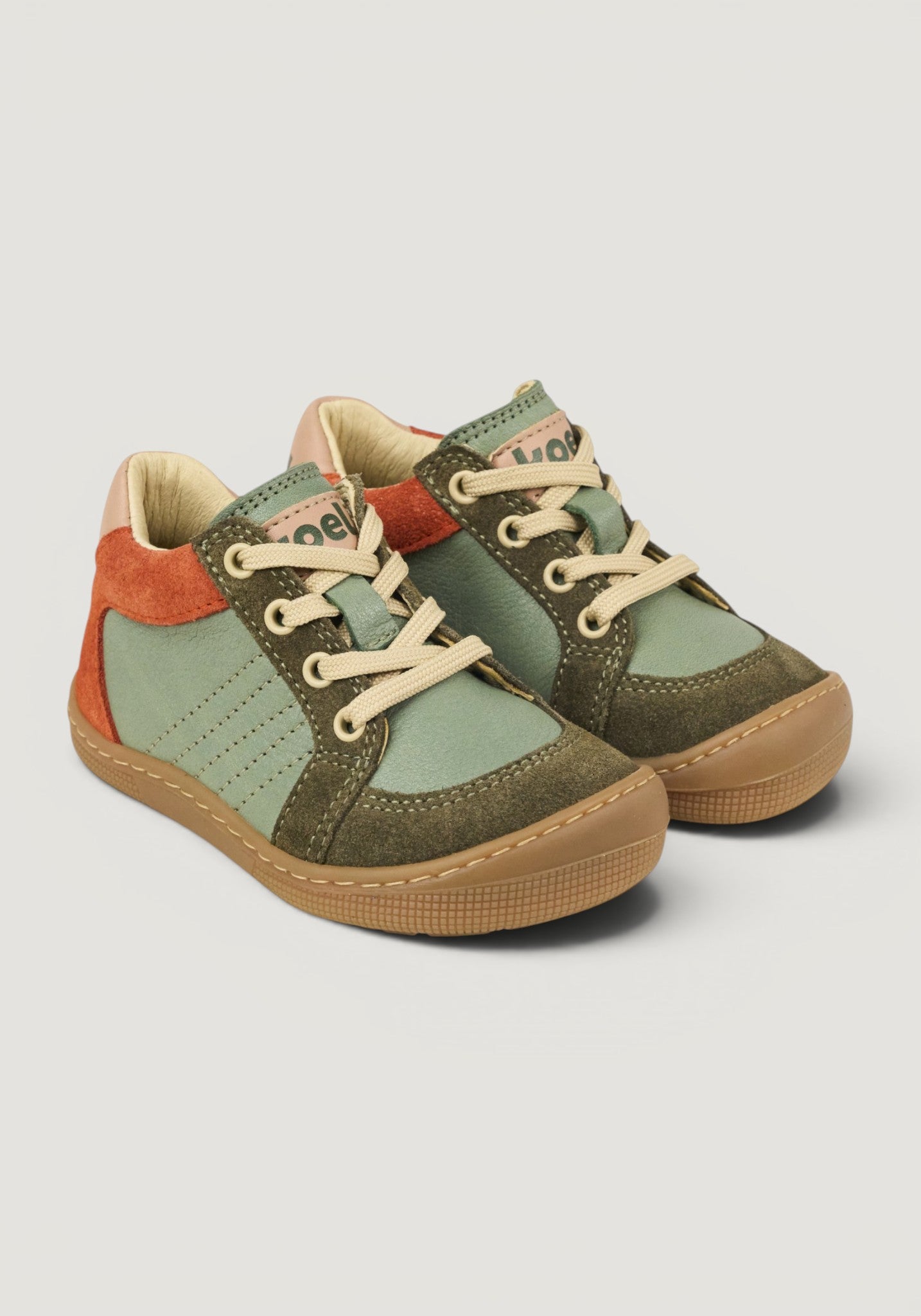 Sneakers Barefoot din piele - Dion Olive