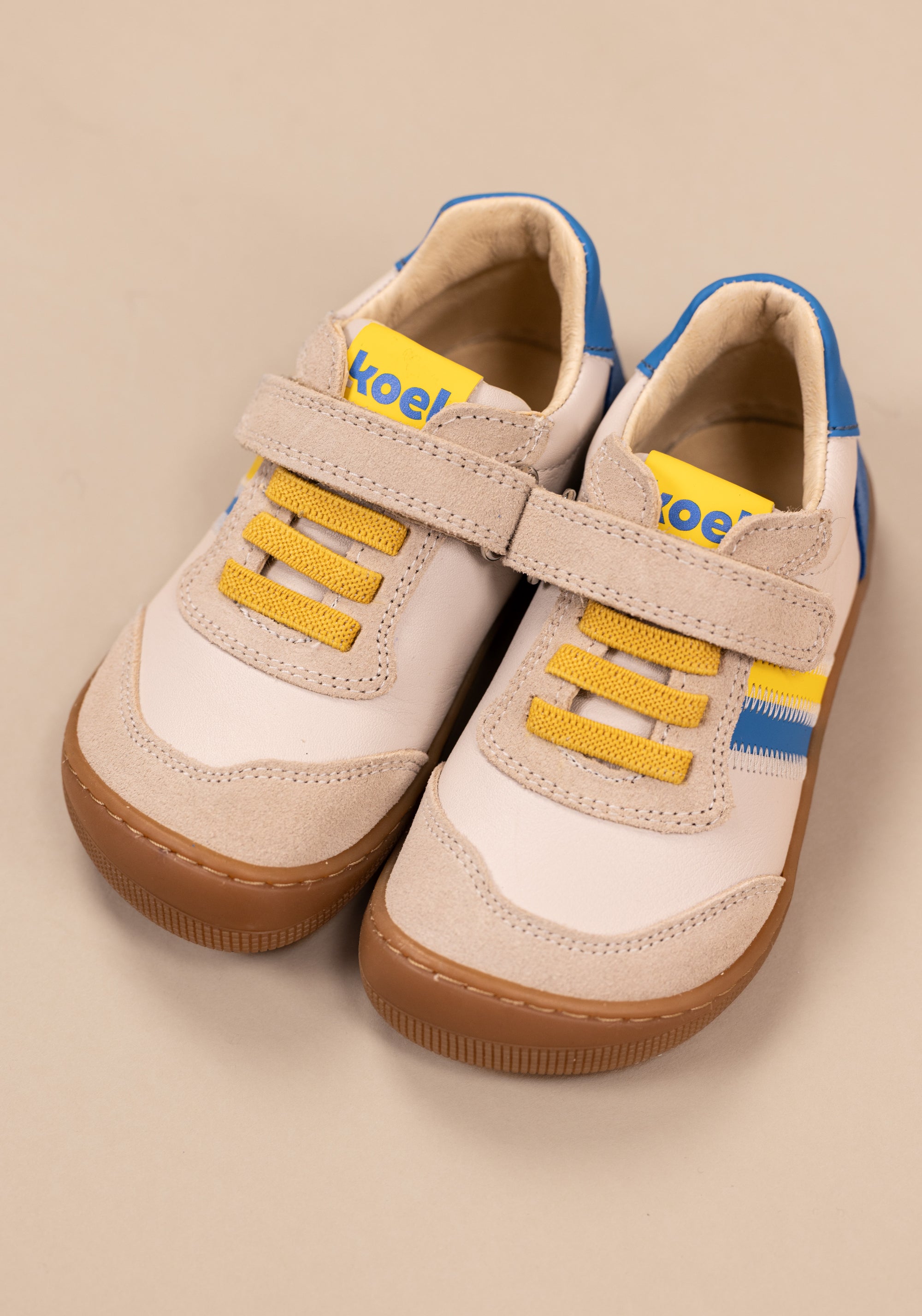 Sneakers Barefoot din piele - Dylan Beige