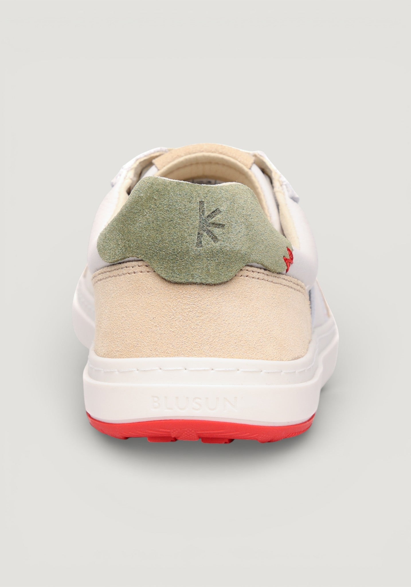 Sneakers Barefoot Wide din piele - Off White/Beige