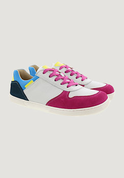 Sneakers Barefoot femei din piele - Francie Fuchsia