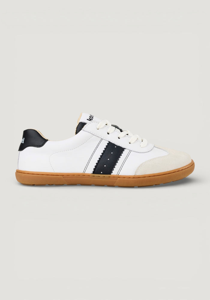 Sneakers Barefoot din piele - Francie White/Black