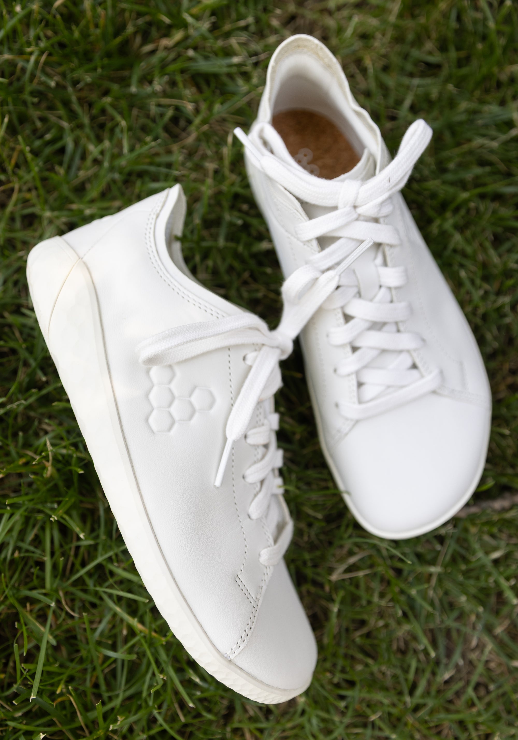 Sneakers Barefoot din piele - Geo Court IV Women Bright White