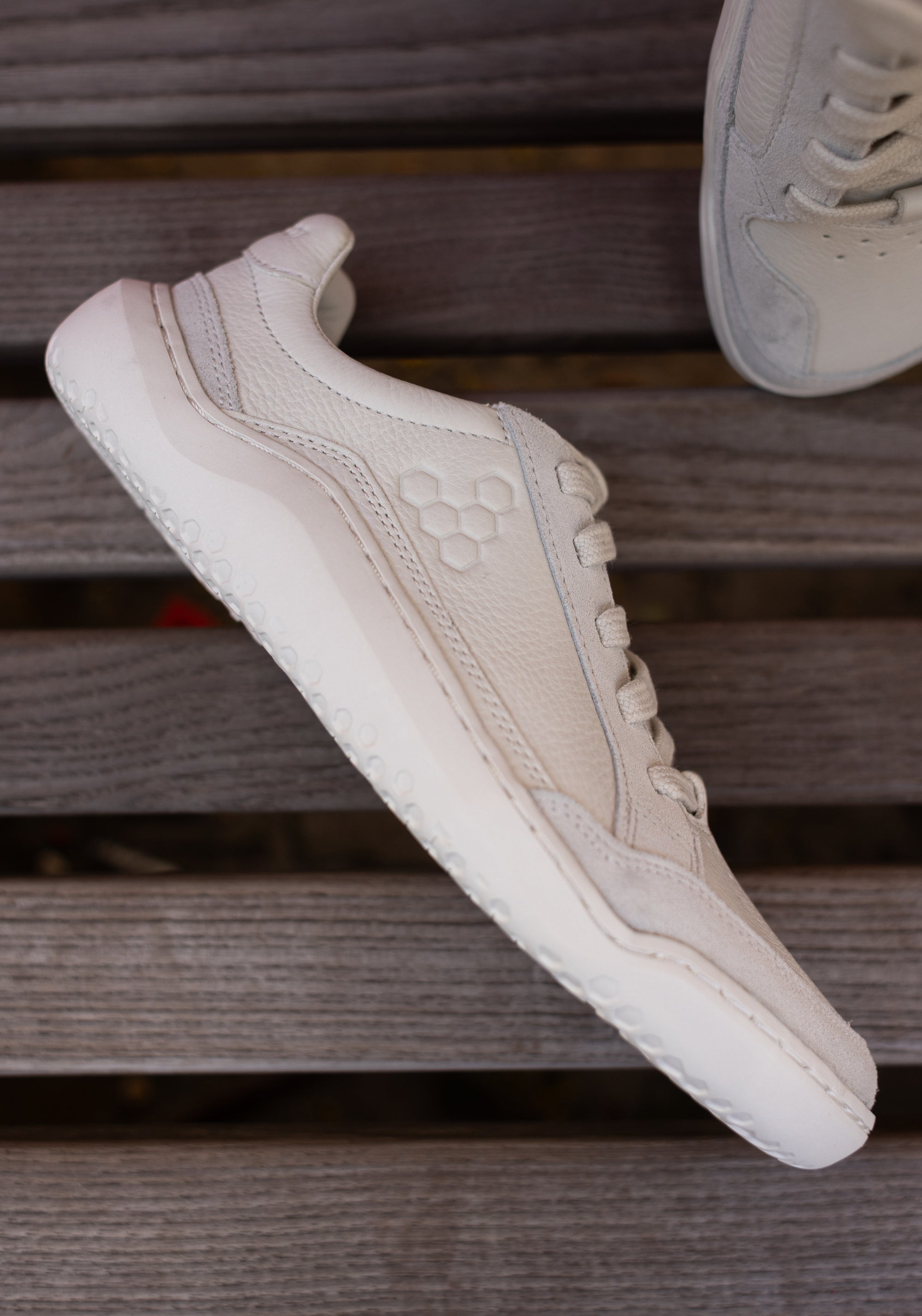 Sneakers Barefoot din piele - Gobi II Women Limestone