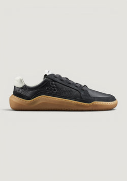 Sneakers Barefoot din piele - Gobi III Men Obsidian
