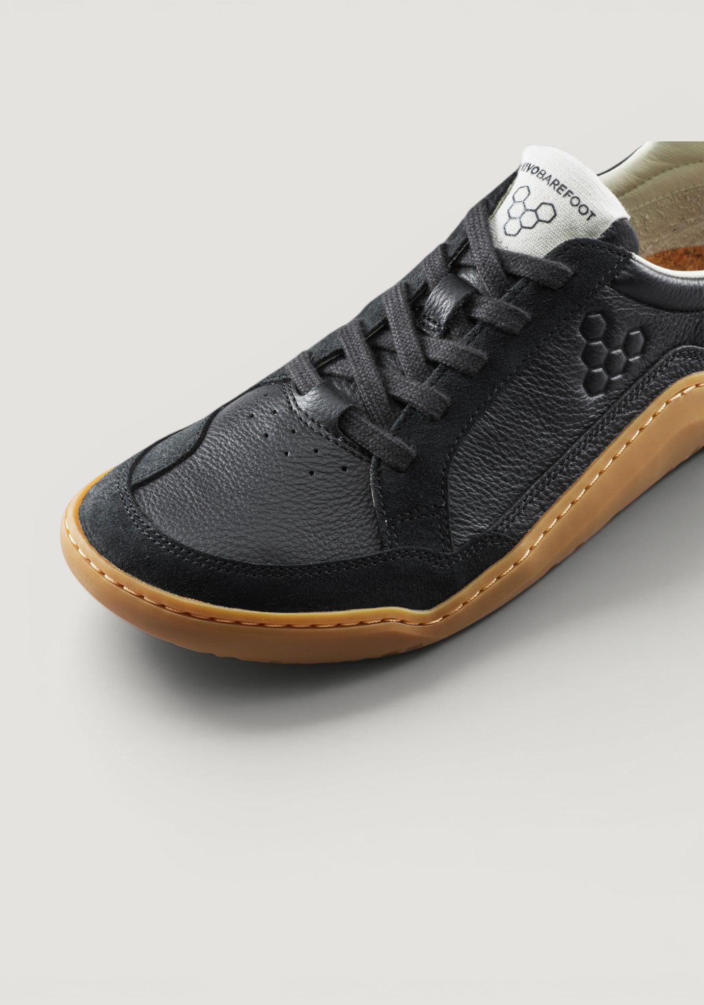 Sneakers Barefoot din piele - Gobi III Men Obsidian
