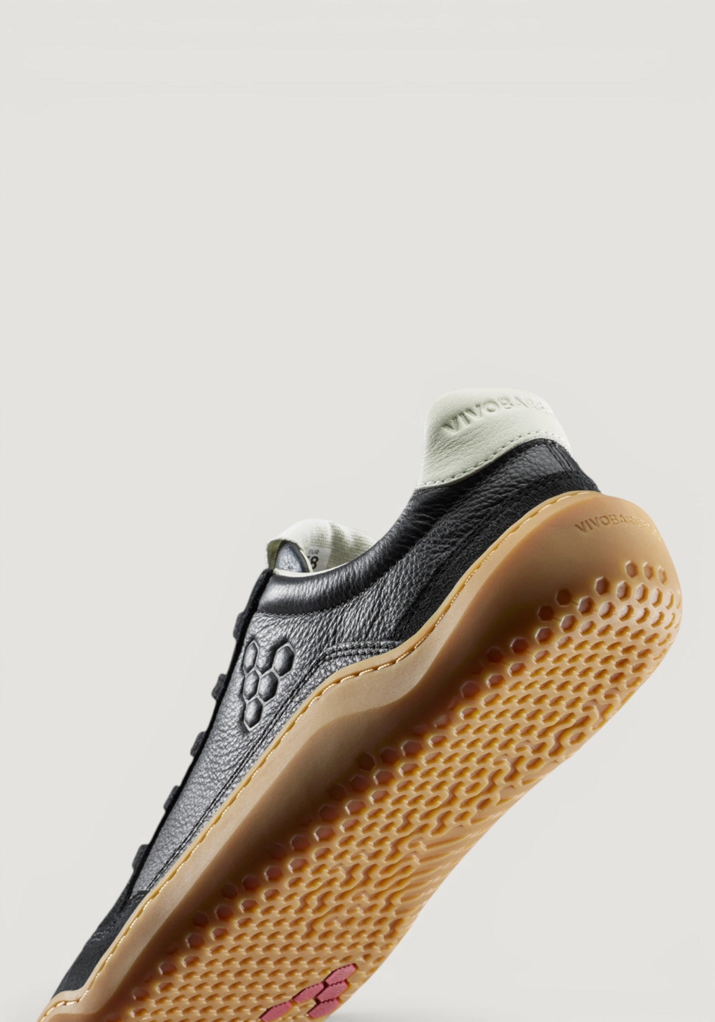 Sneakers Barefoot din piele - Gobi III Men Obsidian