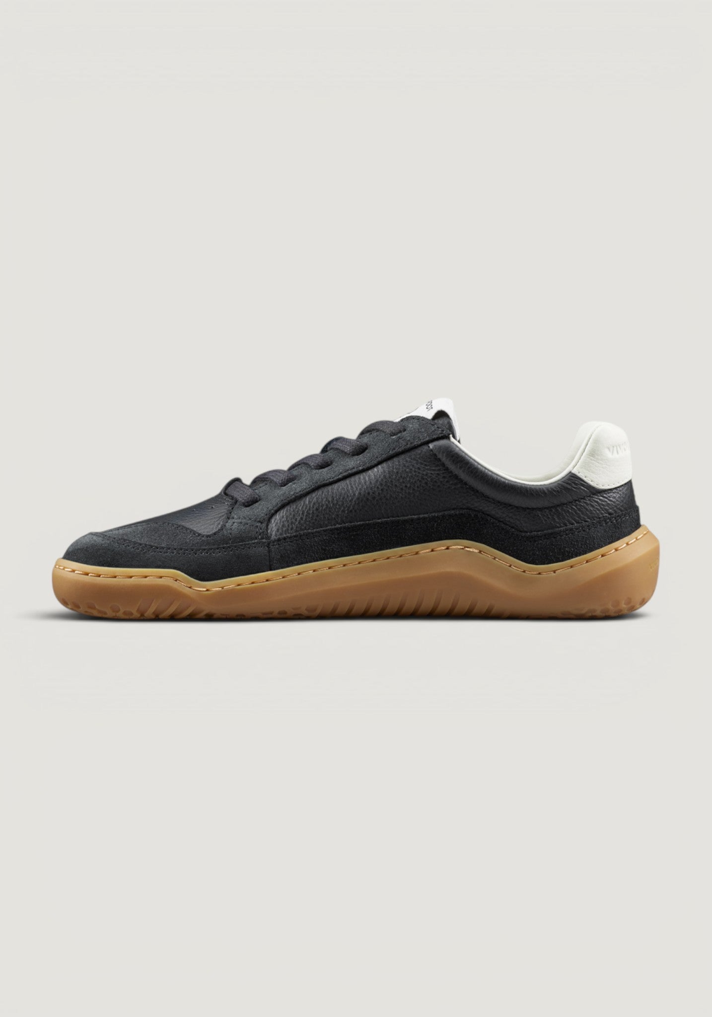 Sneakers Barefoot din piele - Gobi III Men Obsidian