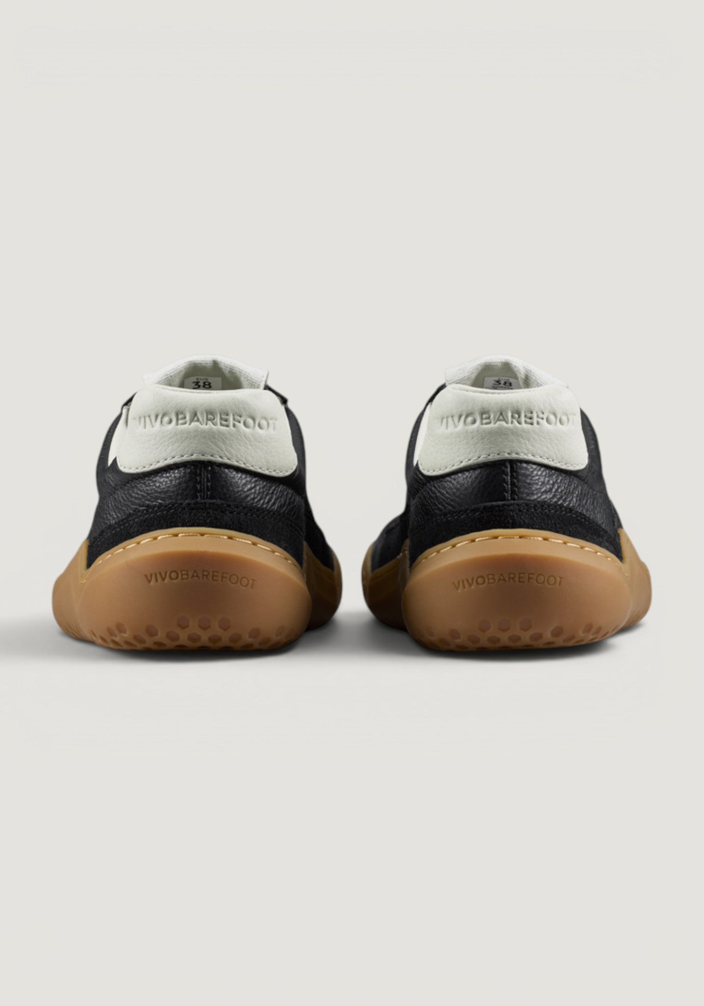Sneakers Barefoot din piele - Gobi III Men Obsidian