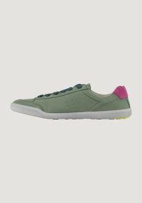 Sneakers Barefoot femei din piele - Green