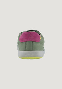 Sneakers Barefoot femei din piele - Green