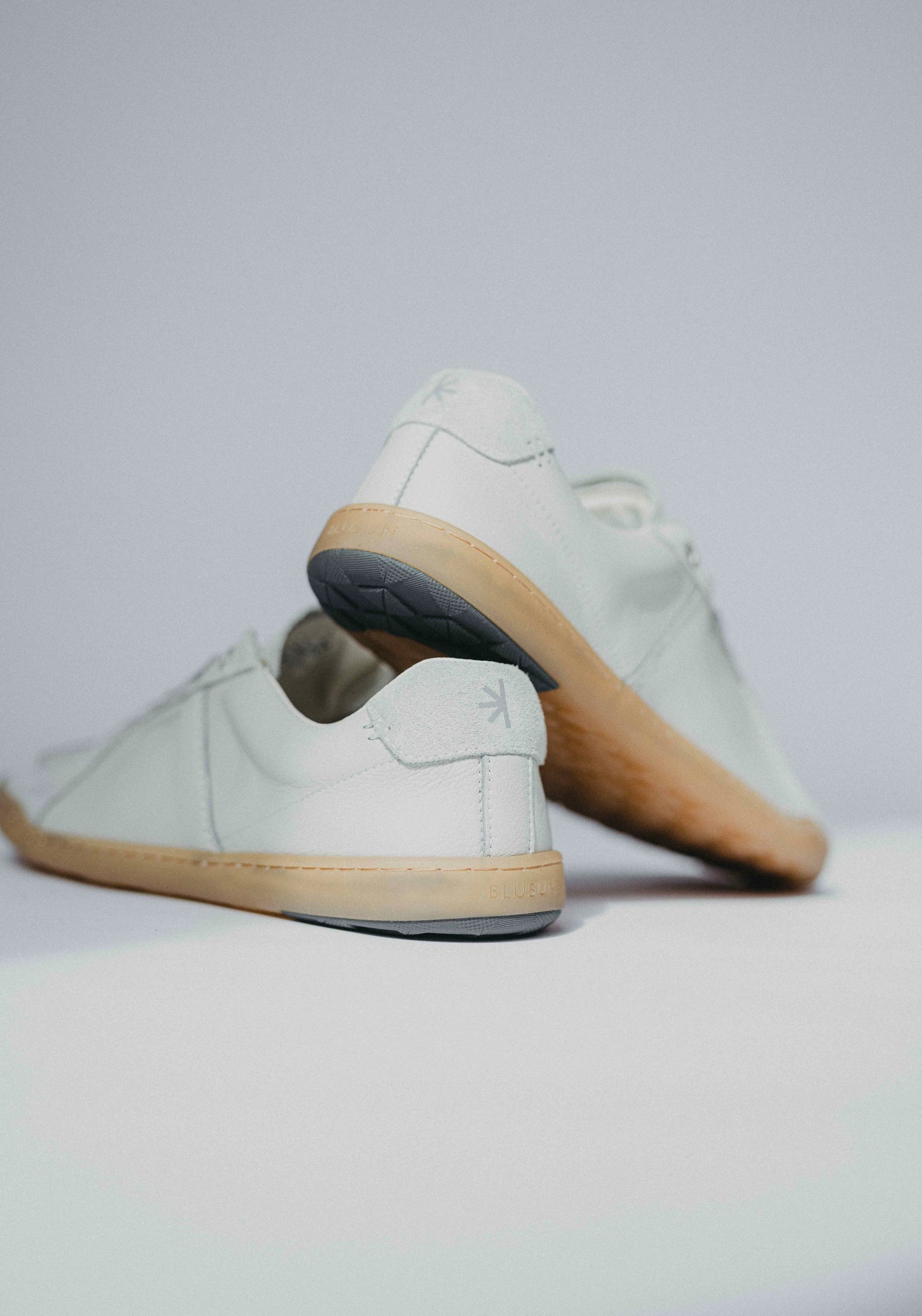 Sneakers Barefoot din piele - Grey