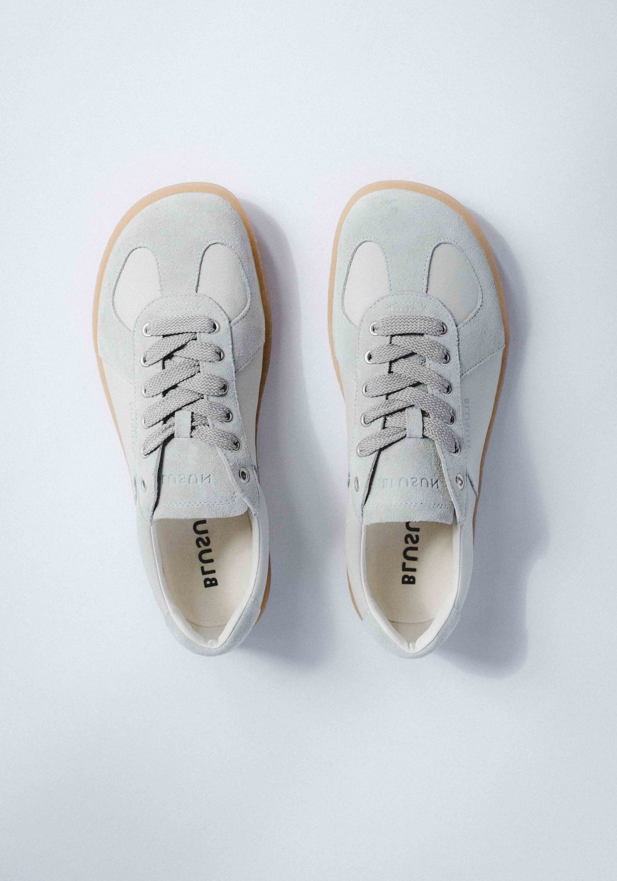 Sneakers Barefoot din piele - Grey