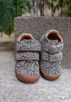 Sneakers Barefoot din piele - Hale Black Dots