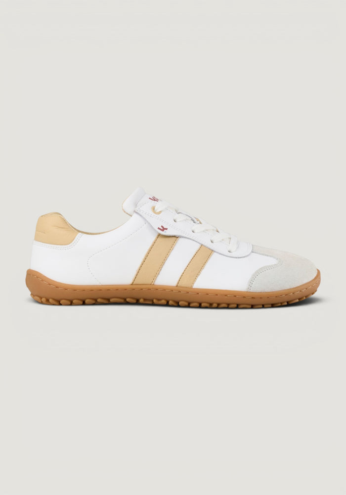 Sneakers Barefoot din piele - Ila White/Beige