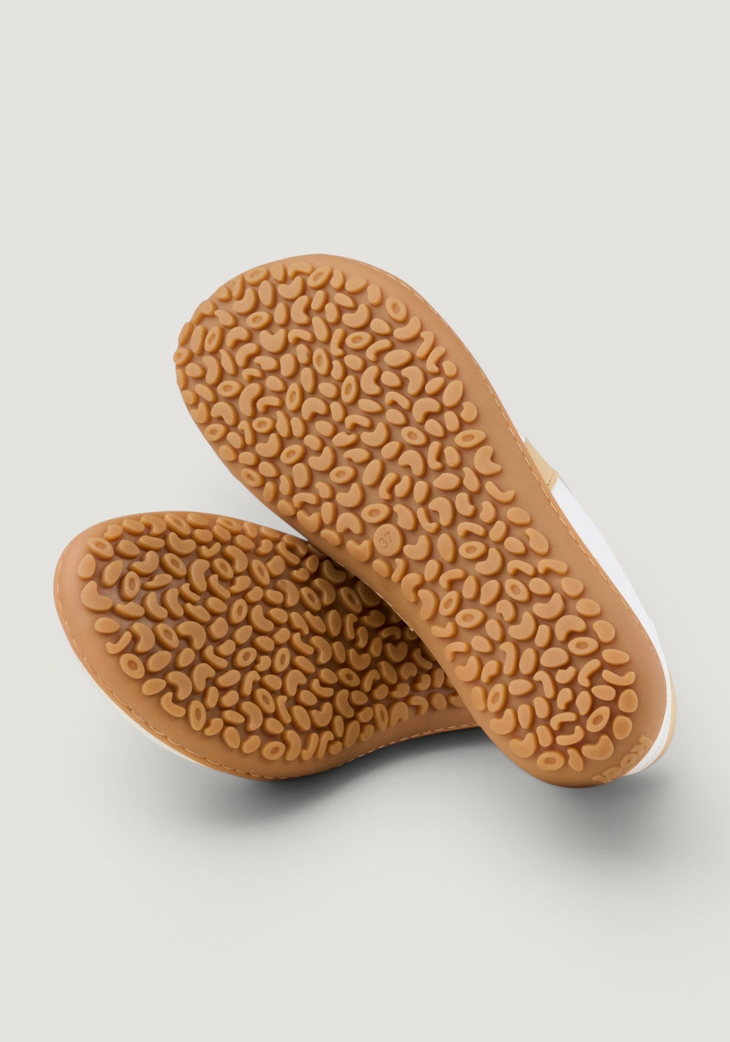 Sneakers Barefoot din piele - Ila White/Beige