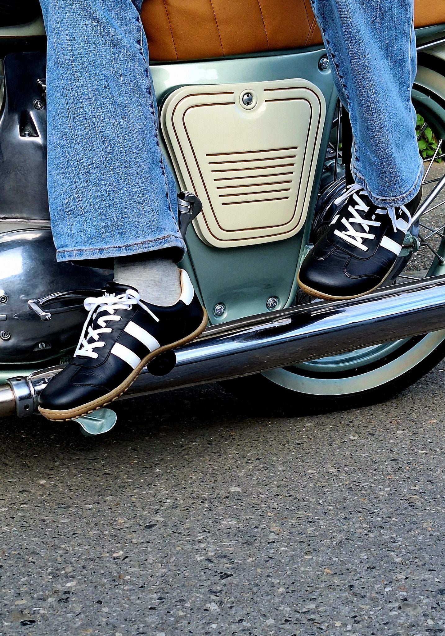 Sneakers Barefoot din piele - Ilo Black