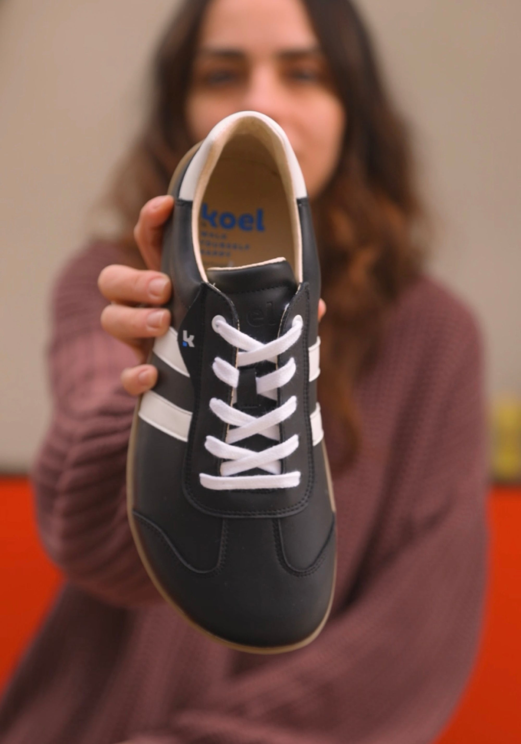 Sneakers Barefoot din piele - Ilo Black