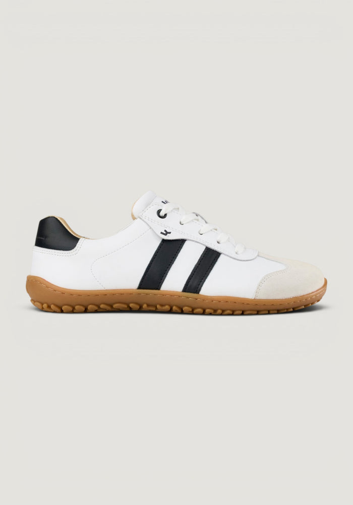 Sneakers Barefoot din piele - Ila White/Black