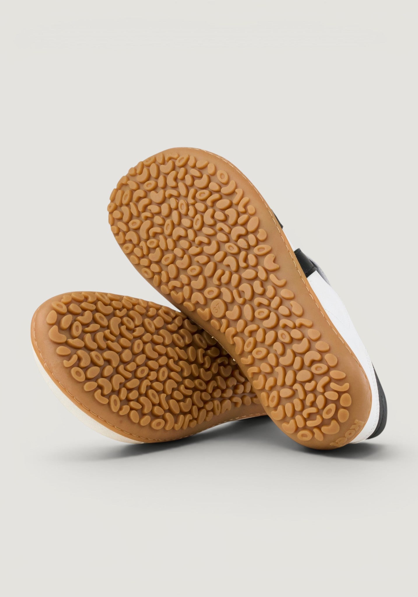 Sneakers Barefoot din piele - Ila White/Black