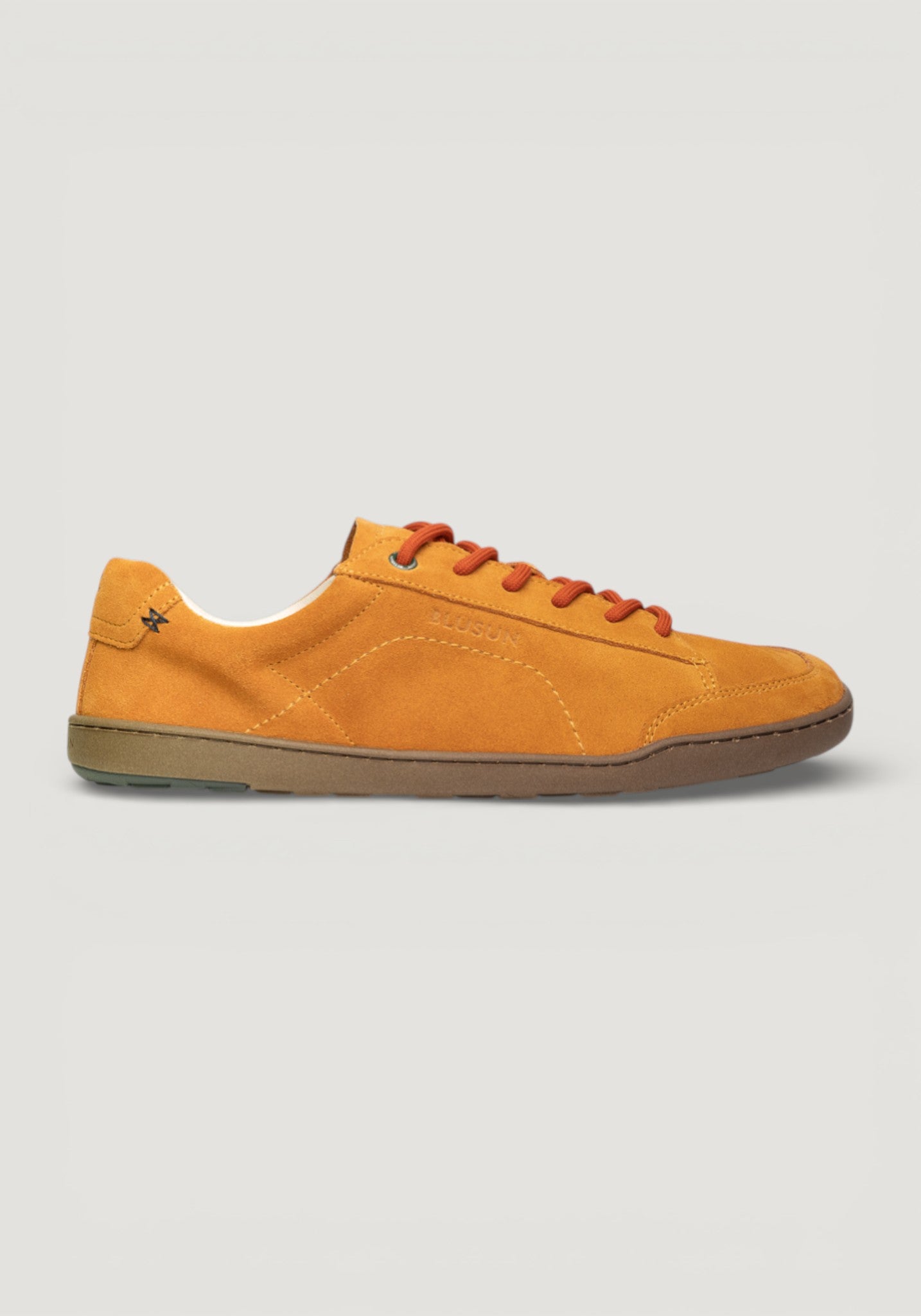 Sneakers Barefoot din piele întoarsă - Autumn Yellow