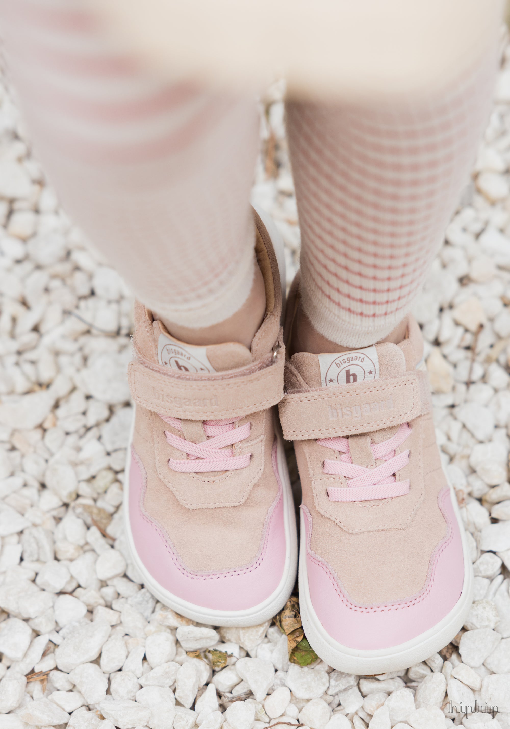 Sneakers Barefoot din piele întoarsă - Baloo Dusty Rose