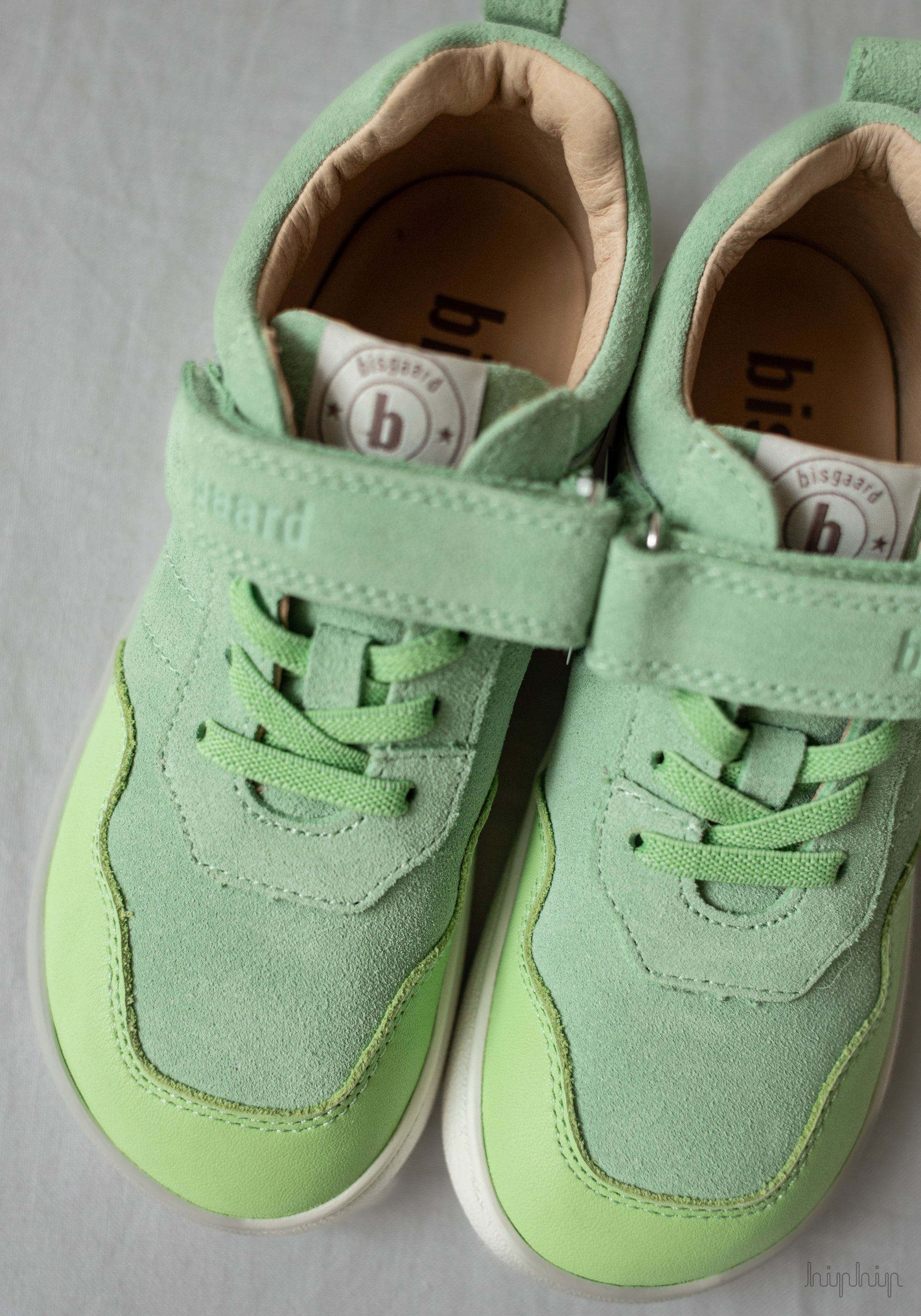 Sneakers Barefoot din piele întoarsă - Baloo Green Apple