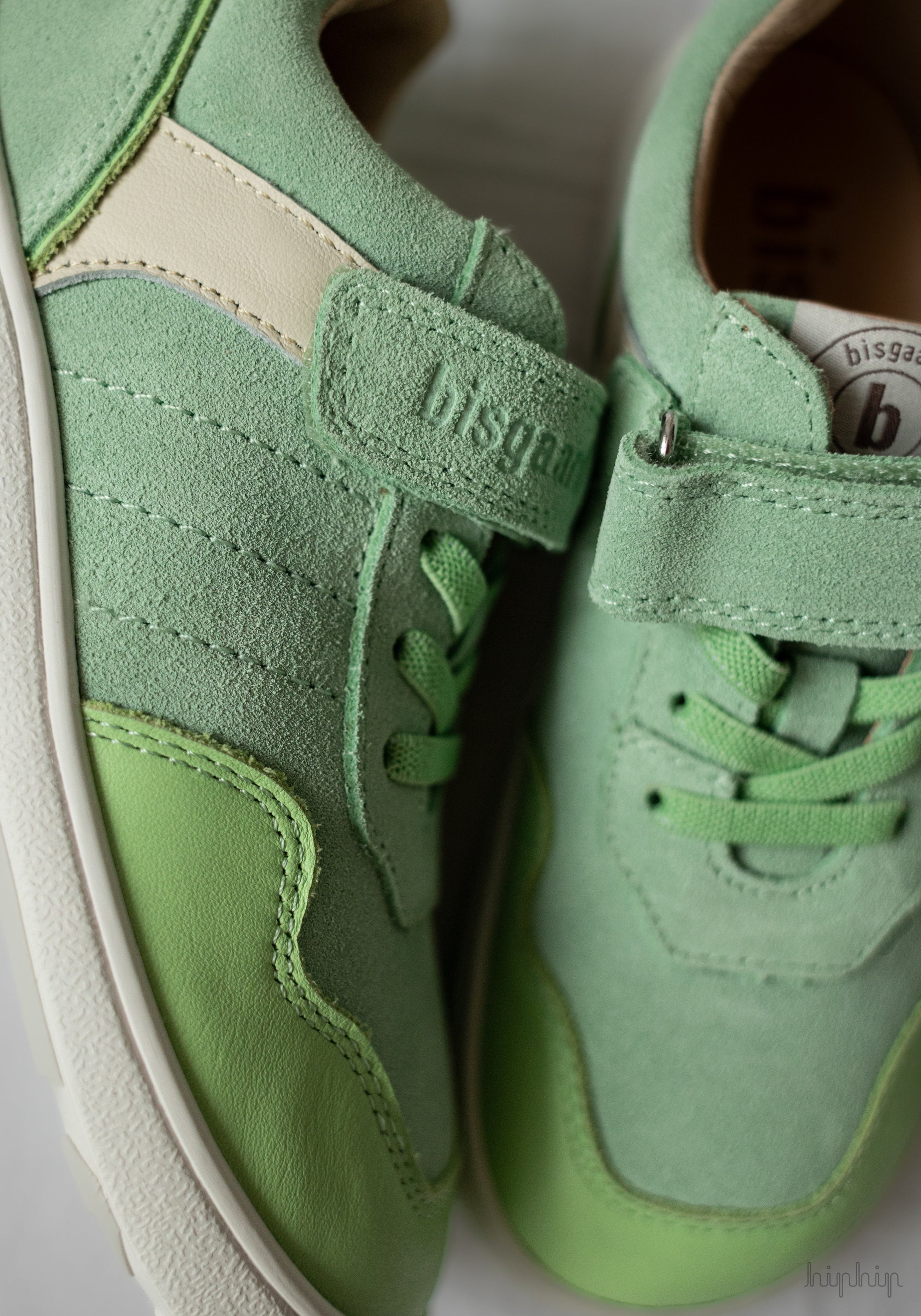 Sneakers Barefoot din piele întoarsă - Baloo Green Apple