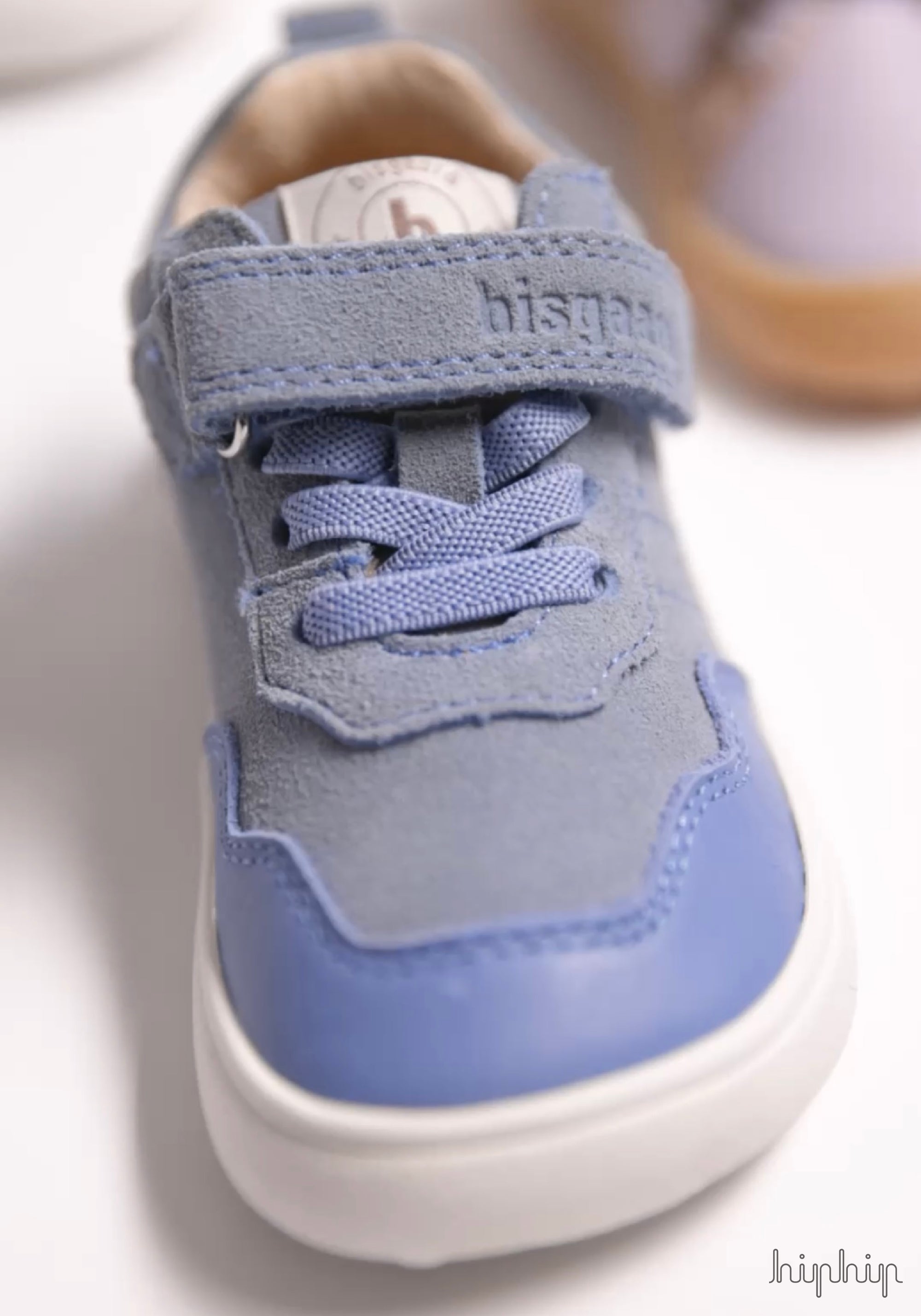 Sneakers Barefoot din piele întoarsă - Baloo Navy