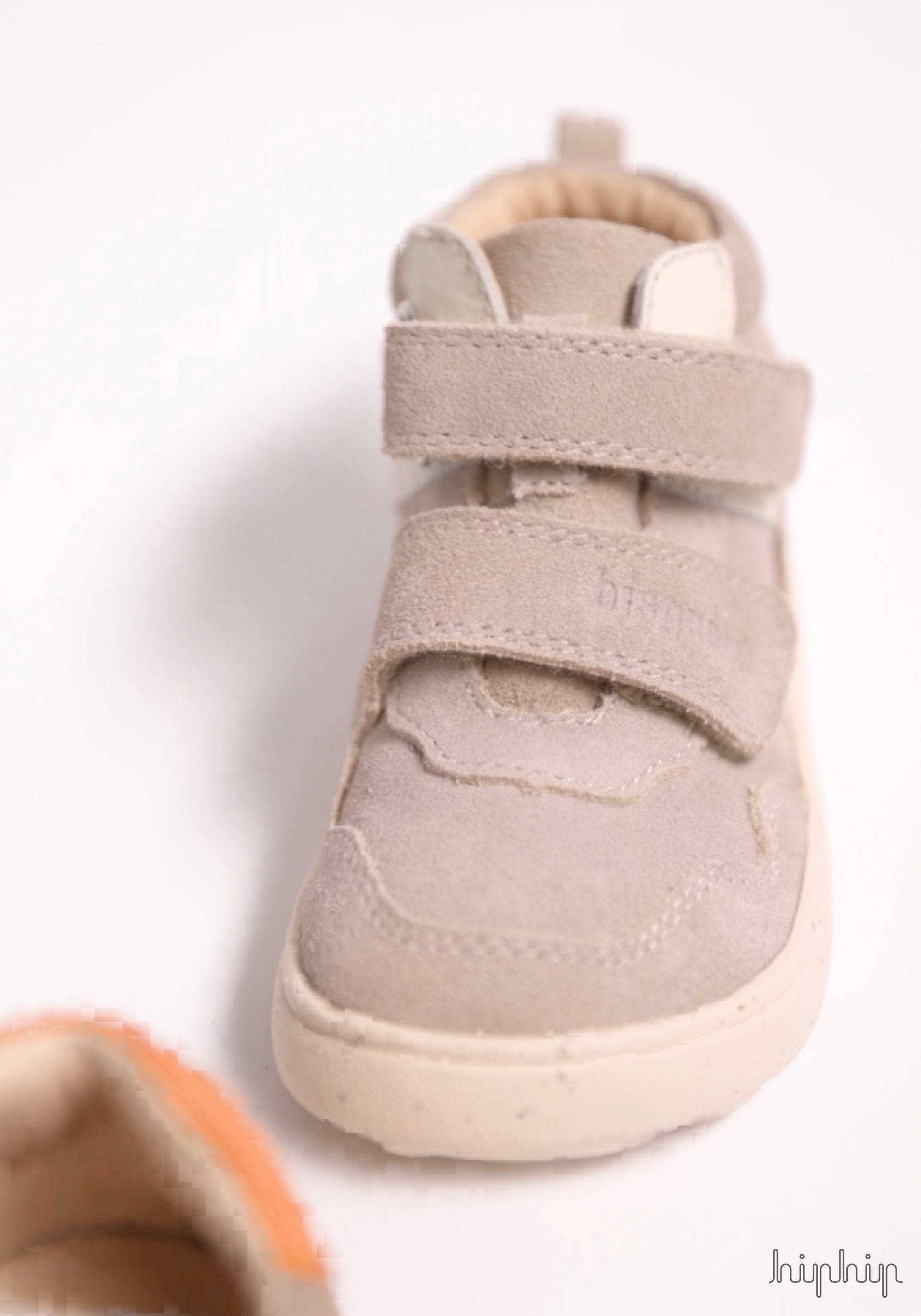 Sneakers Barefoot din piele întoarsă - Becky Cloudy Grey