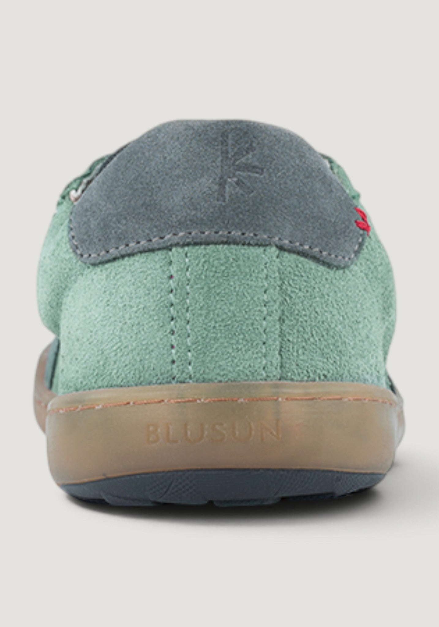 Sneakers Barefoot din piele întoarsă - BLSN-200M Teal Green
