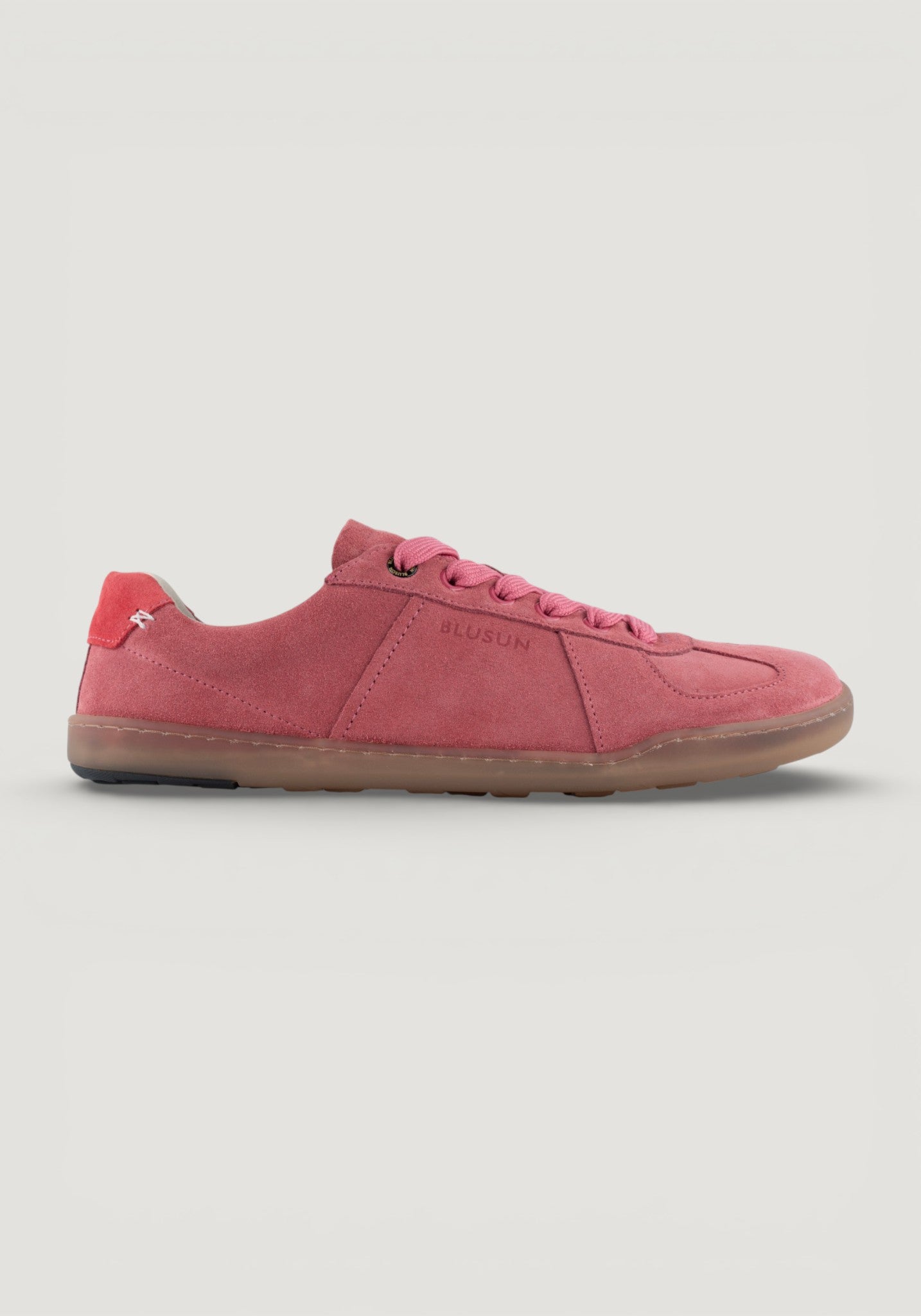 Sneakers Barefoot din piele întoarsă - BLSN-200W Pink