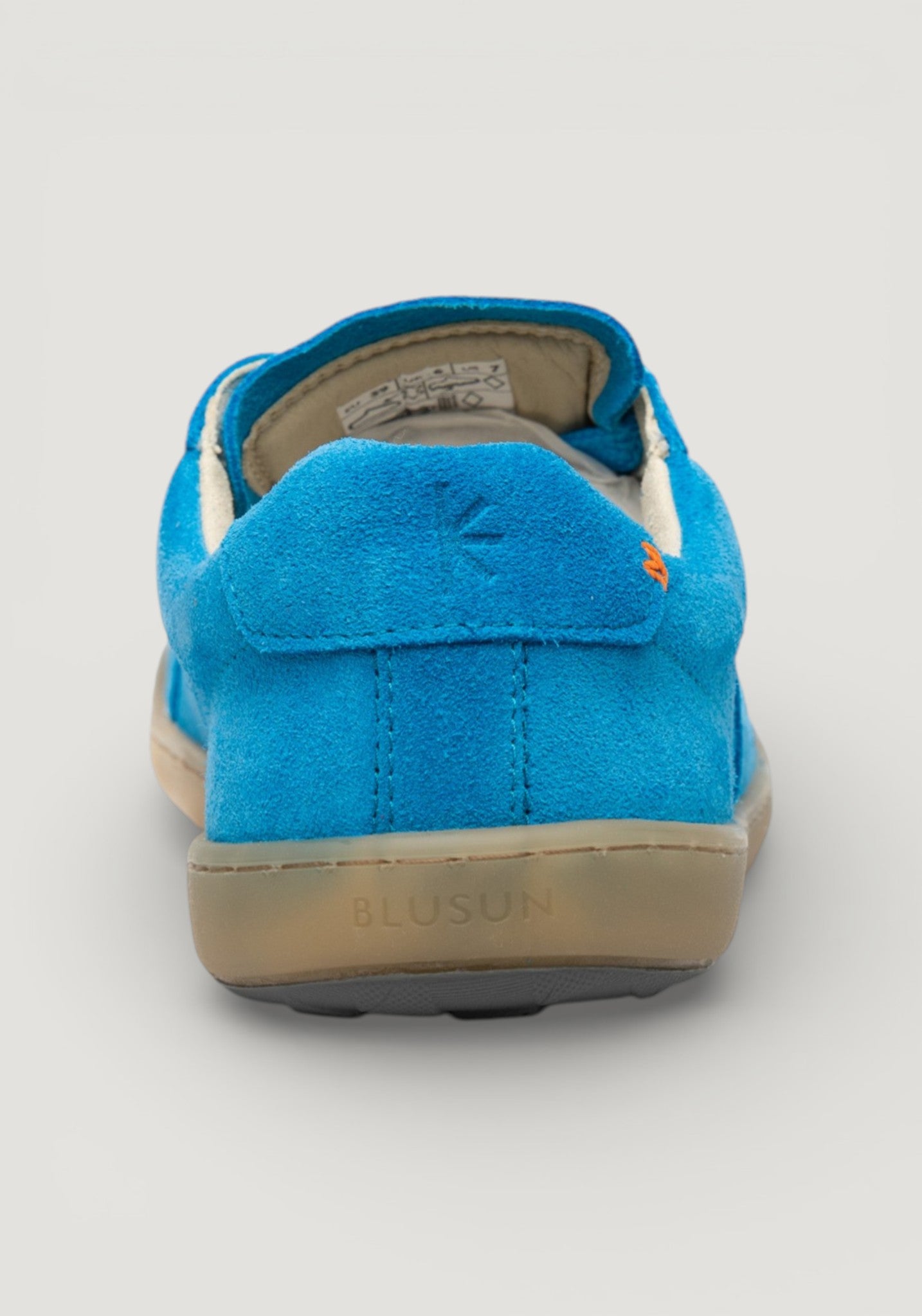 Sneakers Barefoot din piele întoarsă - BLSN-200W Sky Blue