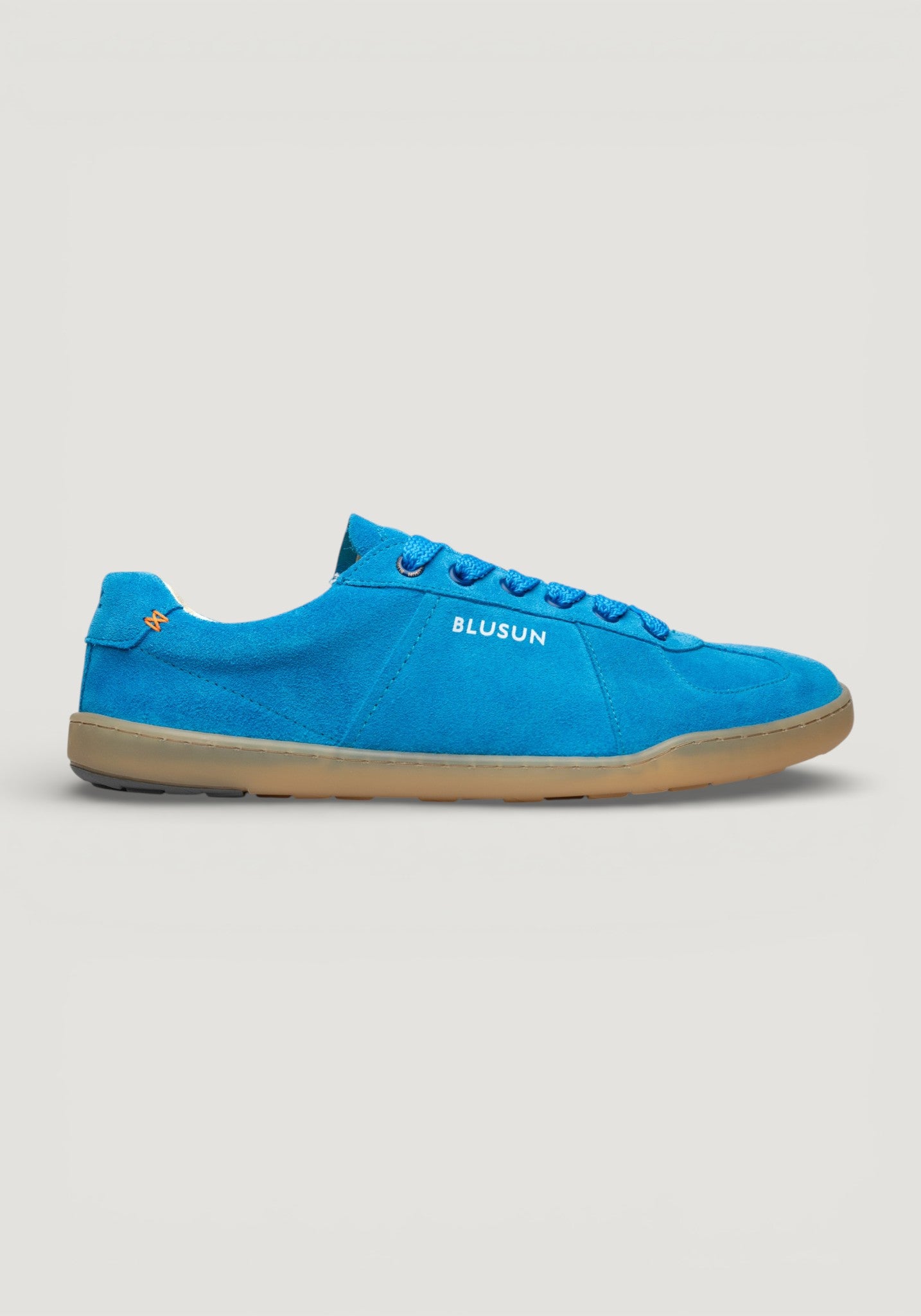 Sneakers Barefoot din piele întoarsă - BLSN-200W Sky Blue