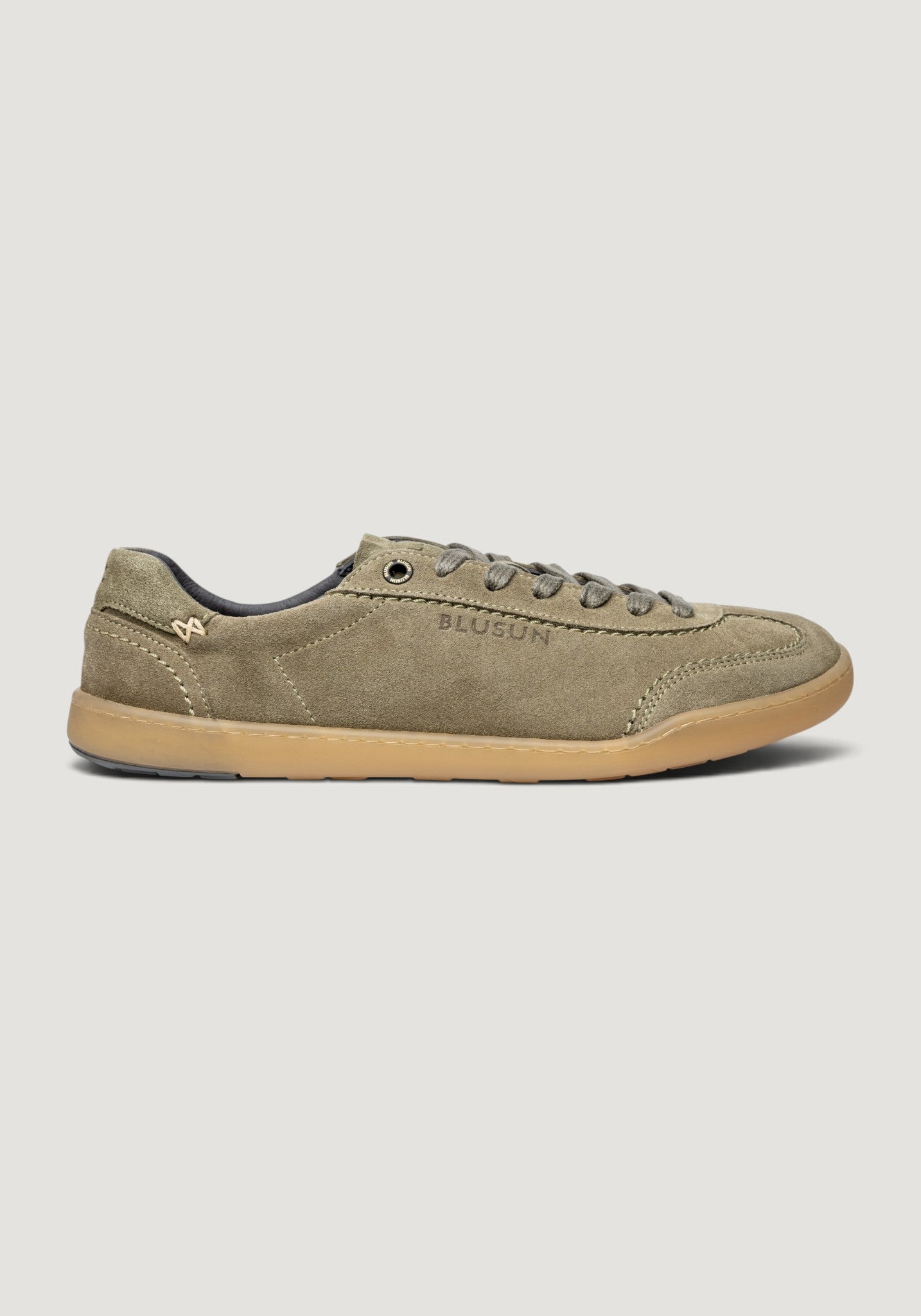 Sneakers Barefoot din piele întoarsă - BLSN-220W Olive