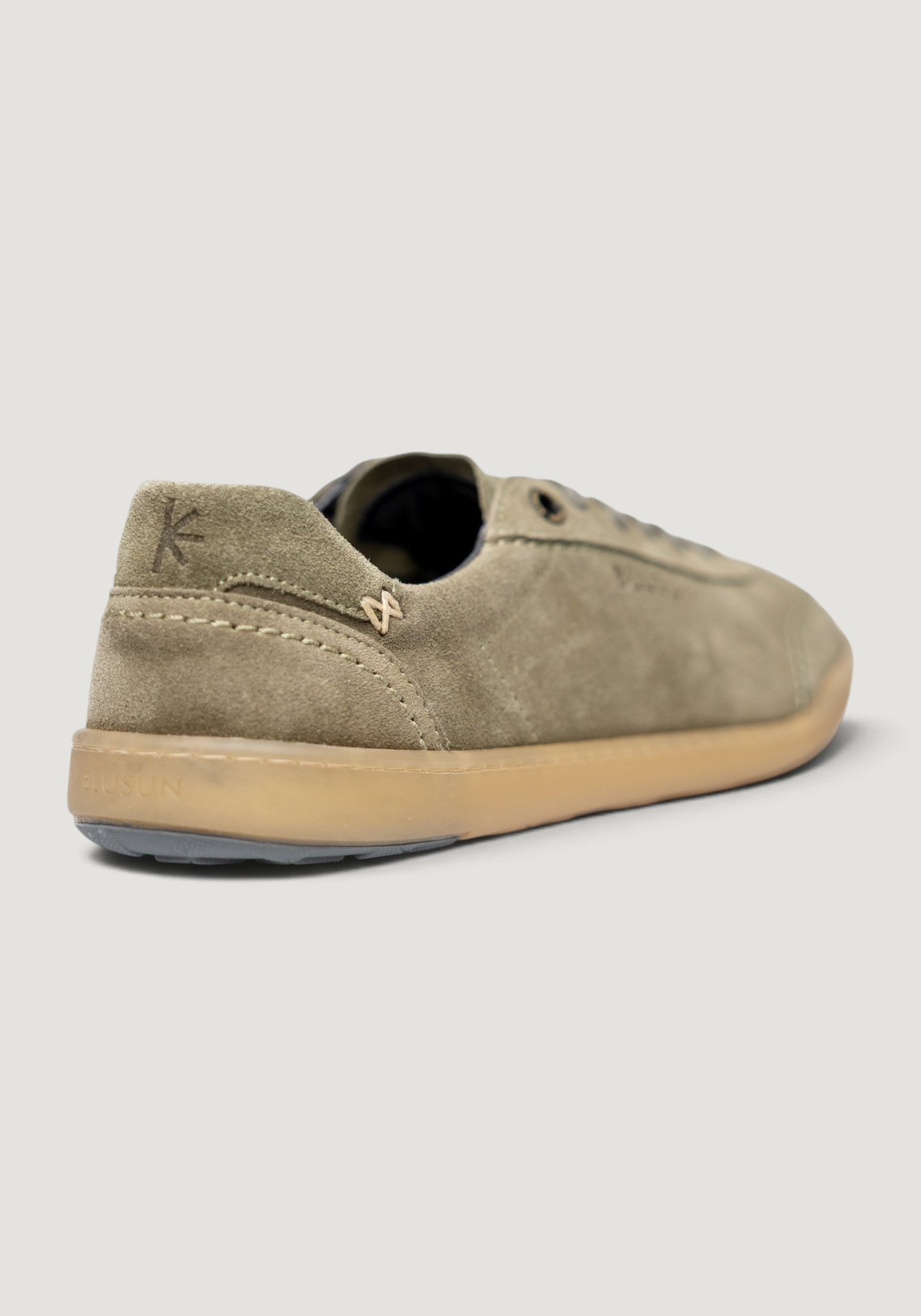 Sneakers Barefoot din piele întoarsă - BLSN-220W Olive