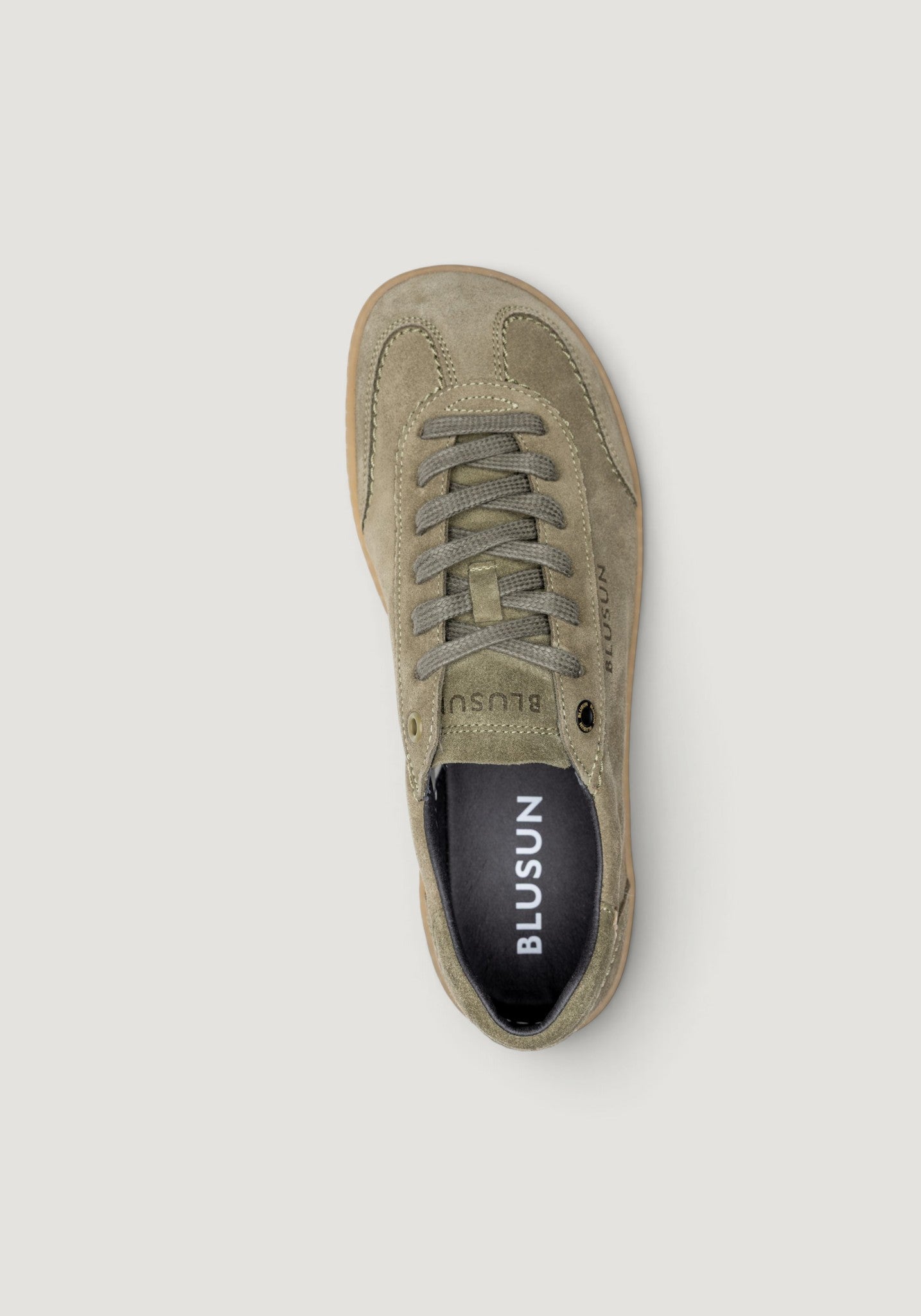 Sneakers Barefoot din piele întoarsă - BLSN-220W Olive