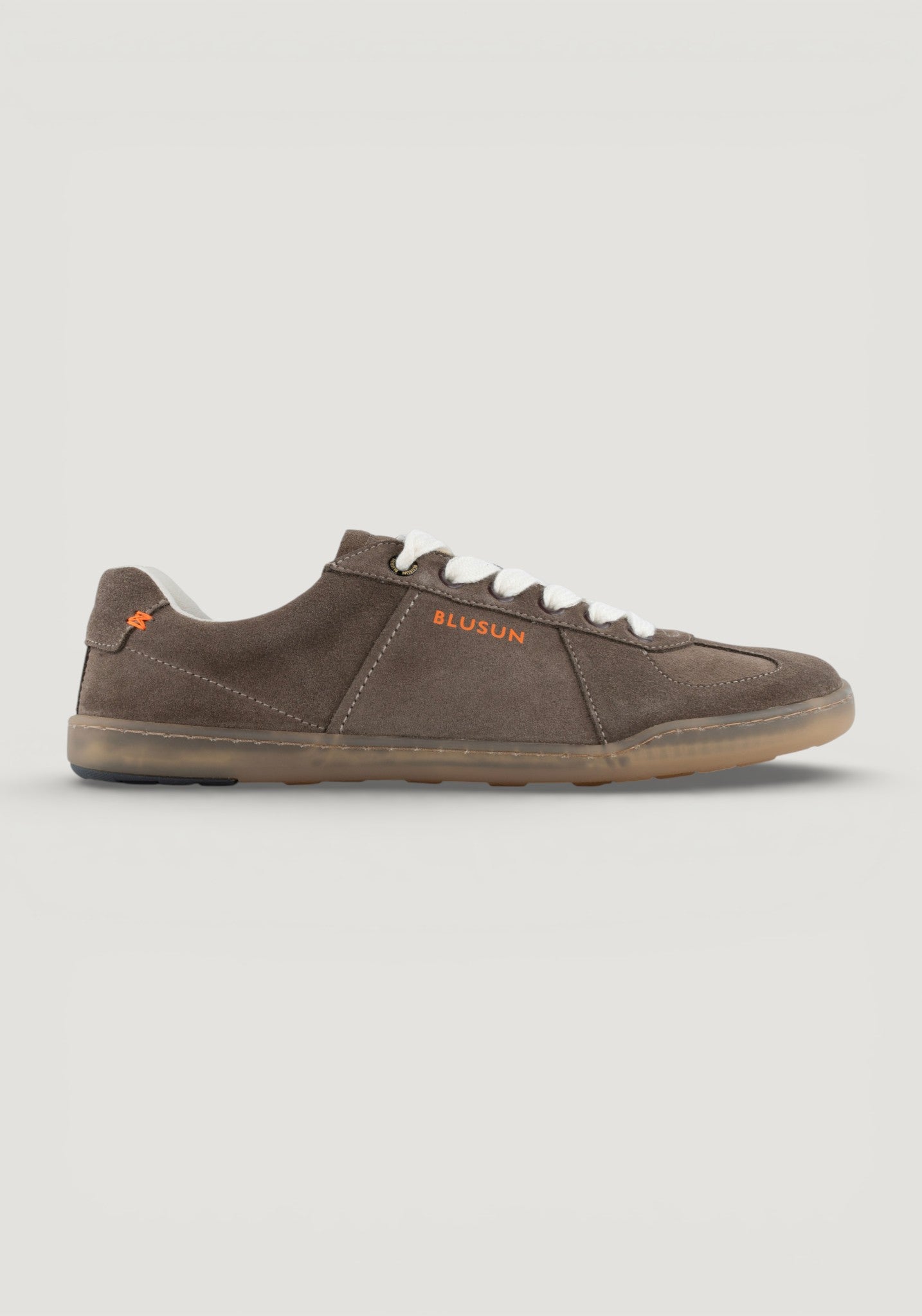 Sneakers Barefoot din piele întoarsă - Coffee Brown