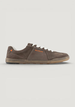Sneakers Barefoot din piele întoarsă - Coffee Brown