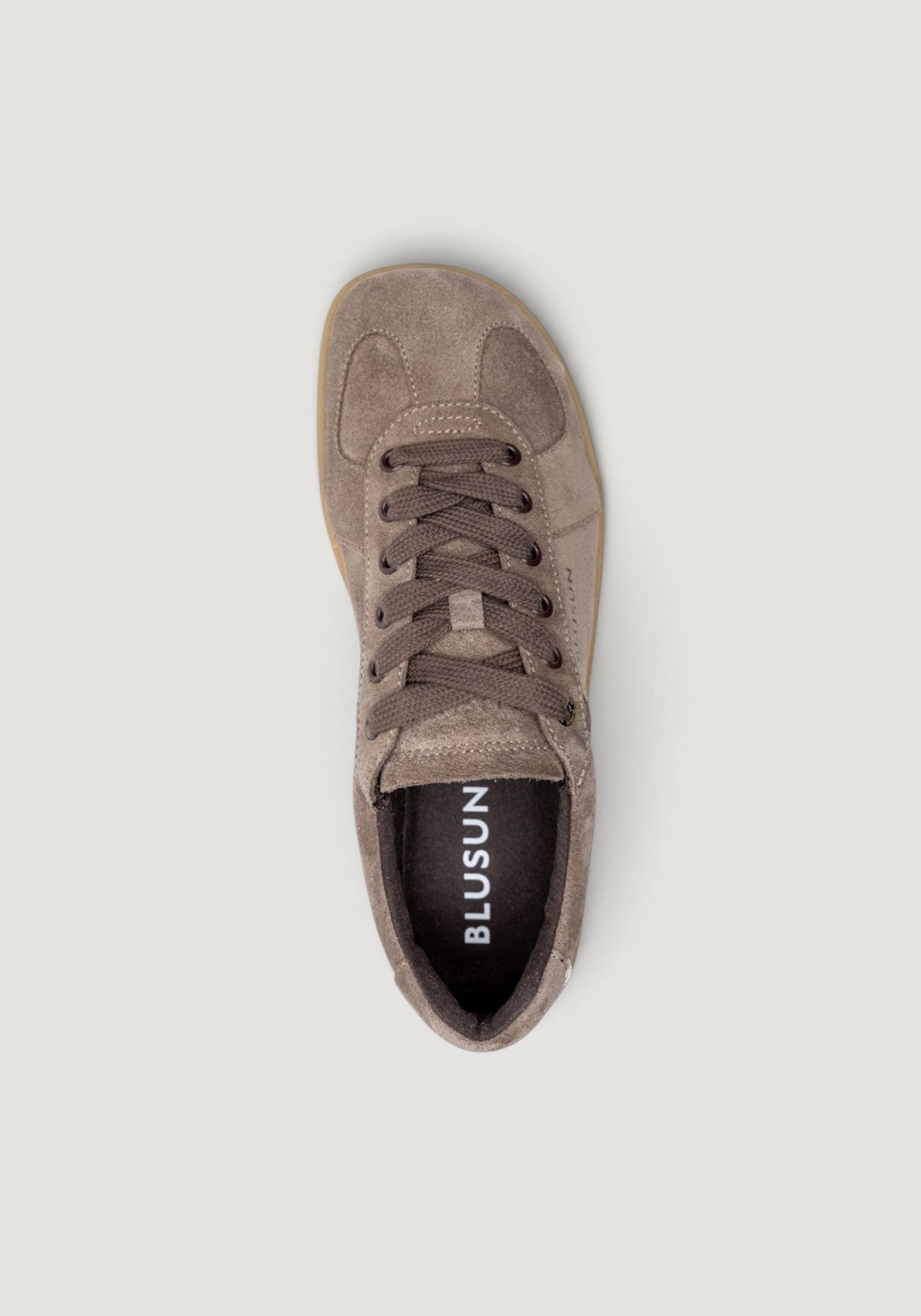 Sneakers Barefoot din piele întoarsă - Dark Coffee Brown