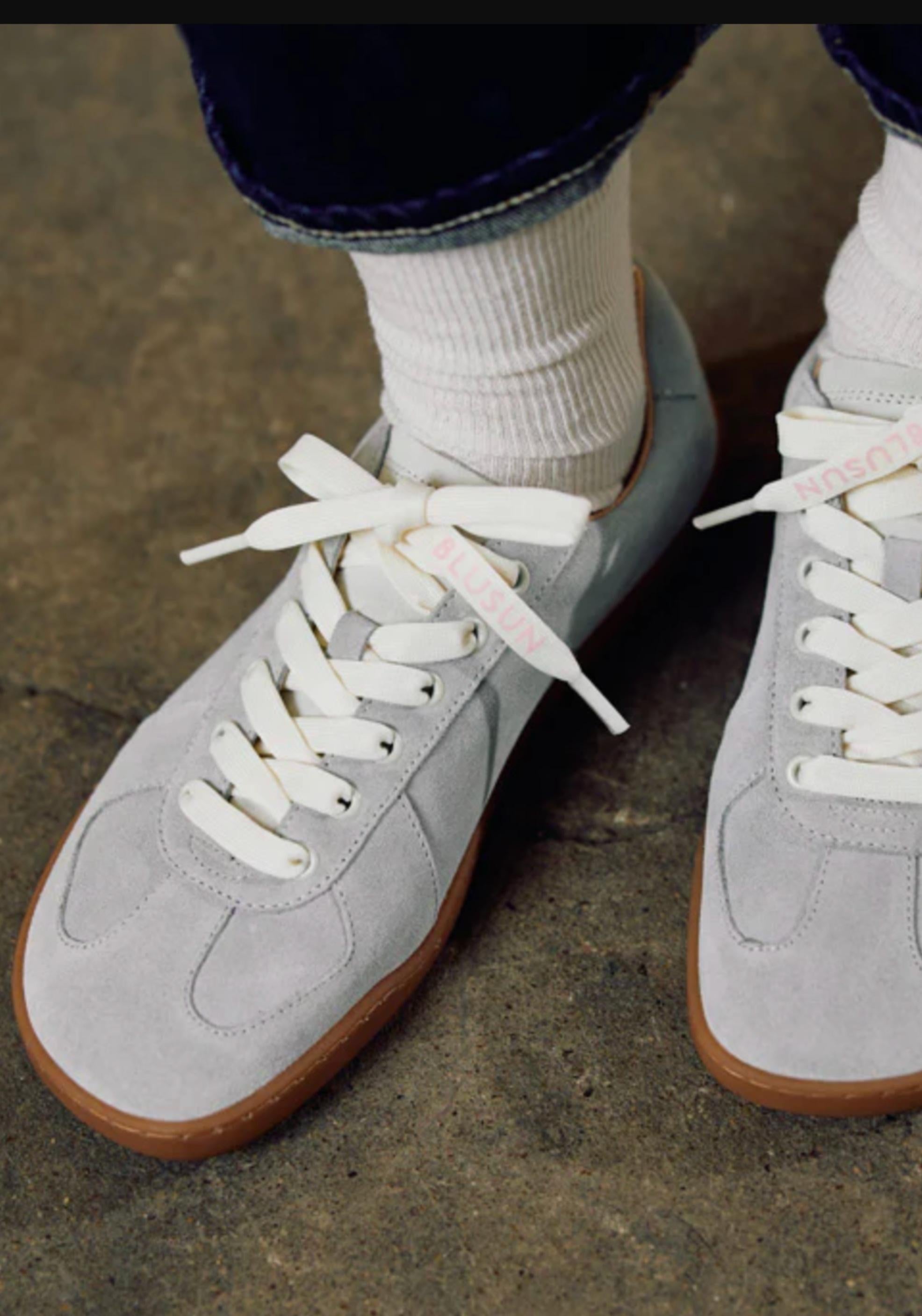 Sneakers Barefoot din piele întoarsă - Dark Powder